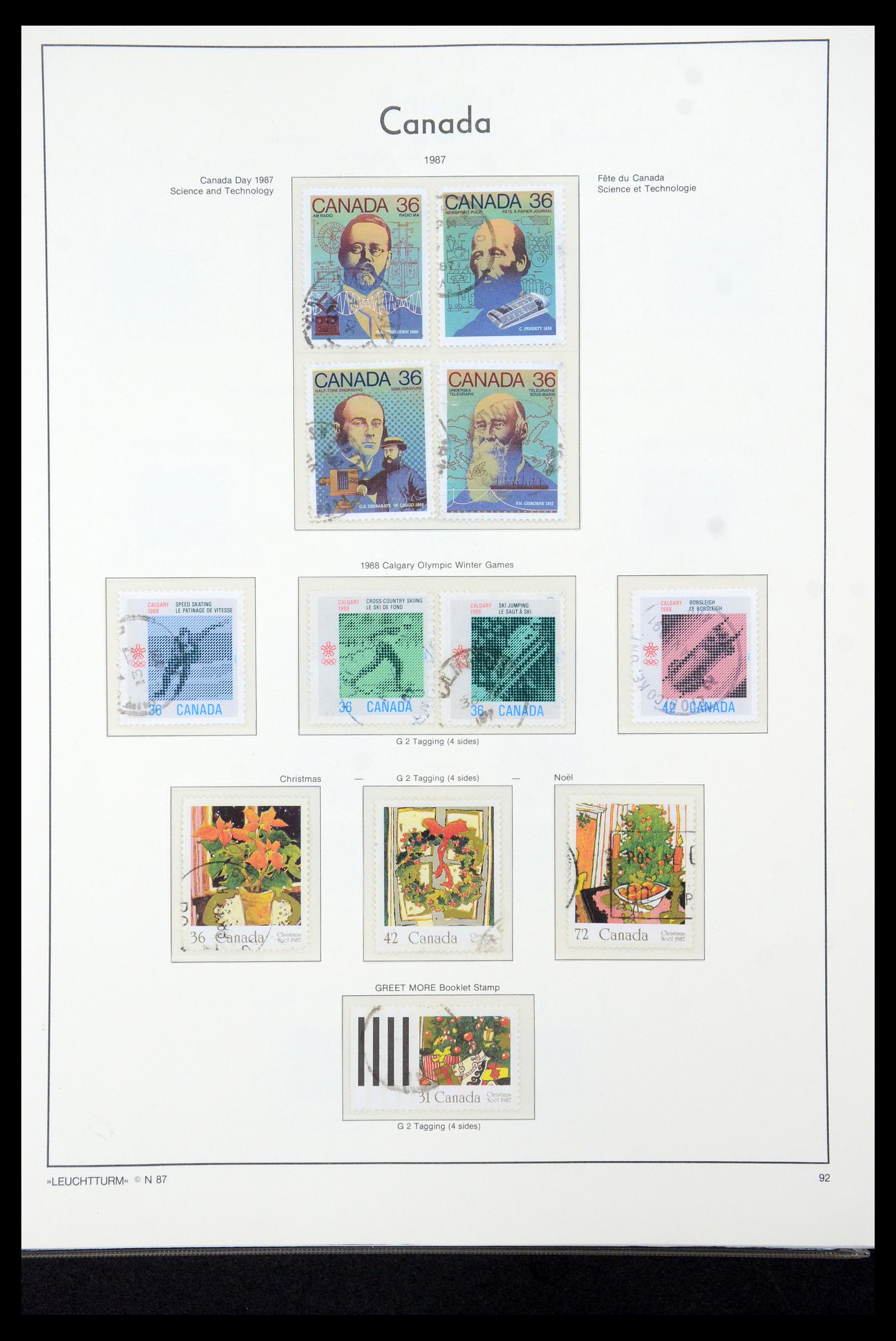 35336 226 - Postzegelverzameling 35336 Canada en provincies 1851-1995.