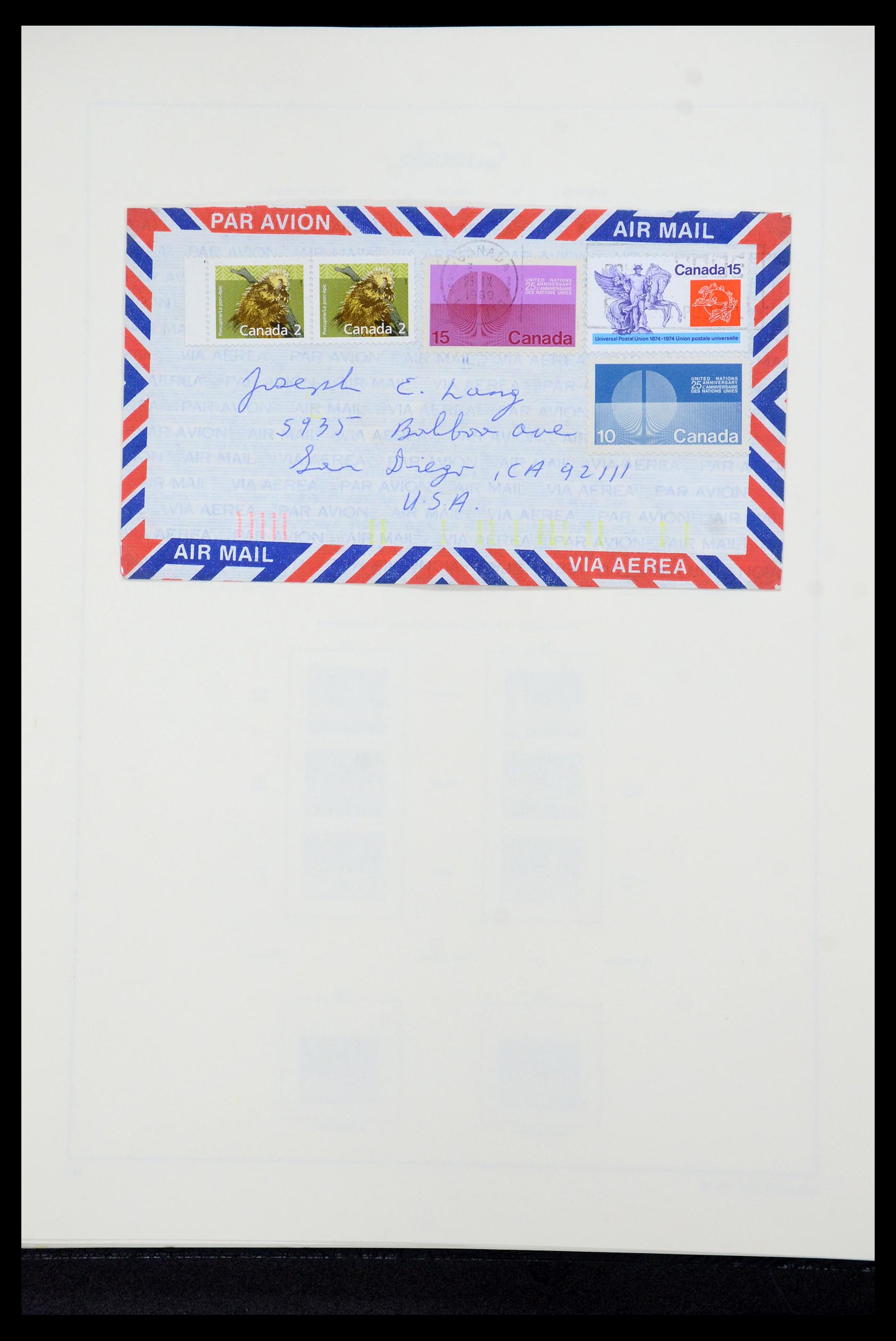 35336 228 - Postzegelverzameling 35336 Canada en provincies 1851-1995.