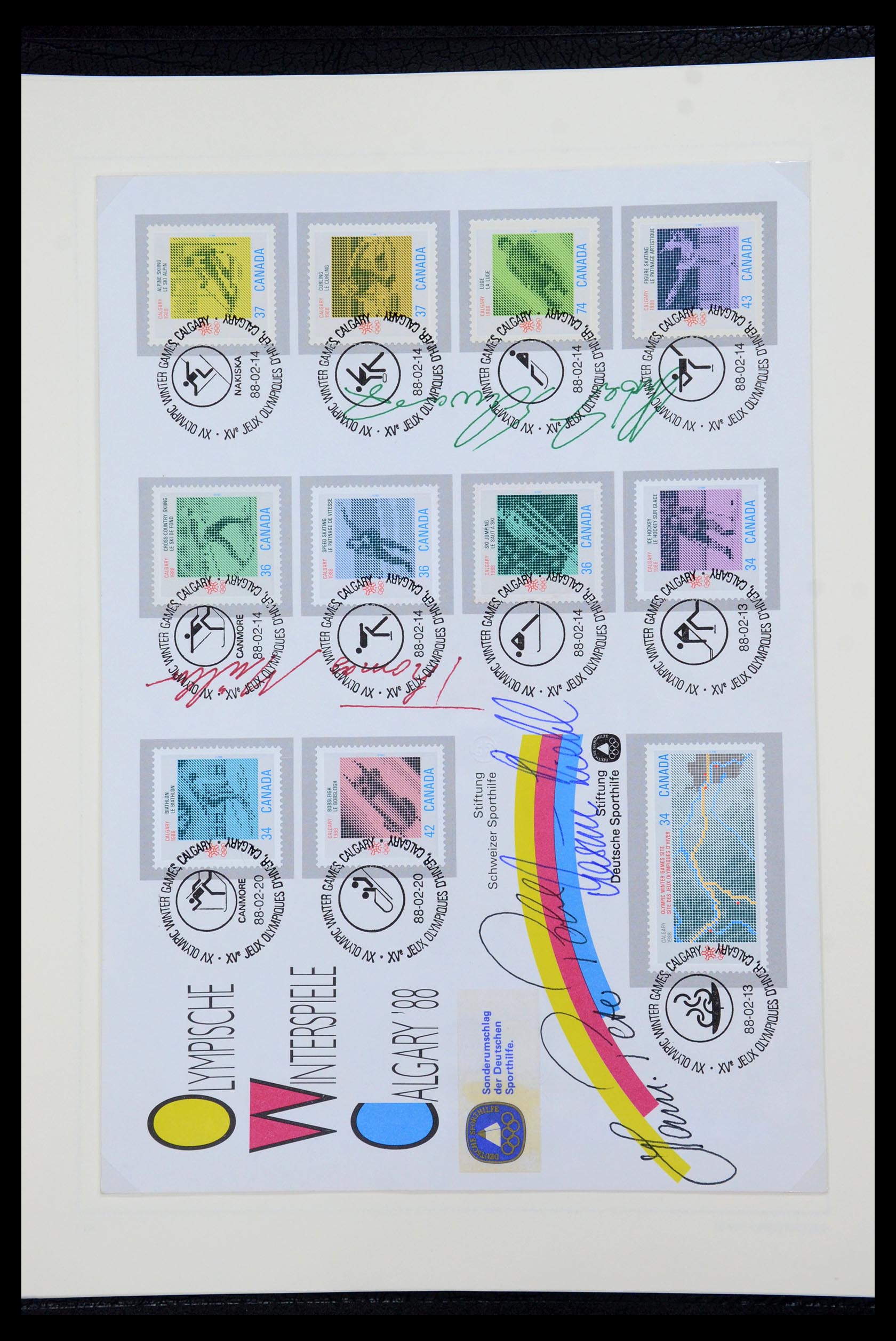 35336 230 - Postzegelverzameling 35336 Canada en provincies 1851-1995.