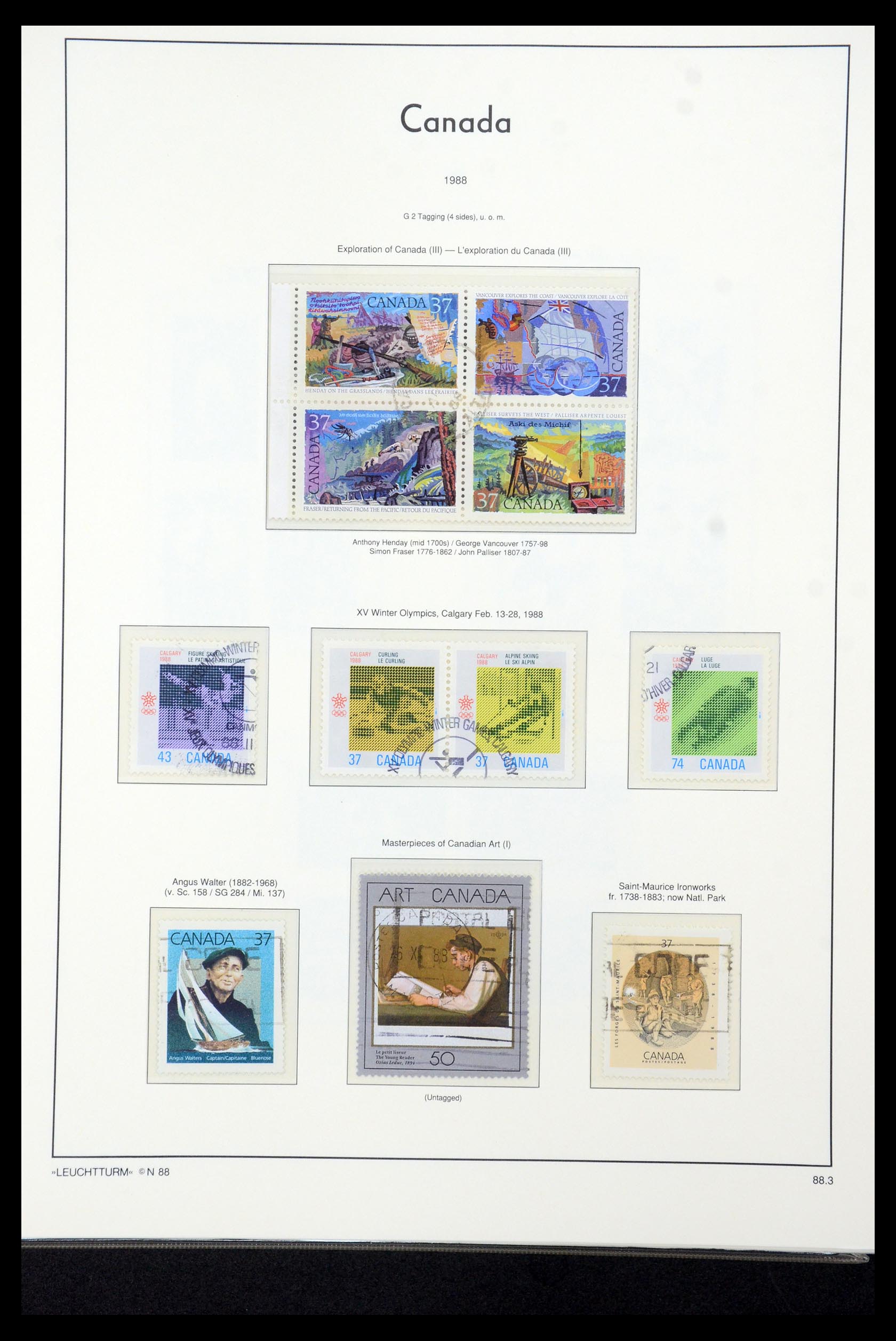 35336 231 - Postzegelverzameling 35336 Canada en provincies 1851-1995.