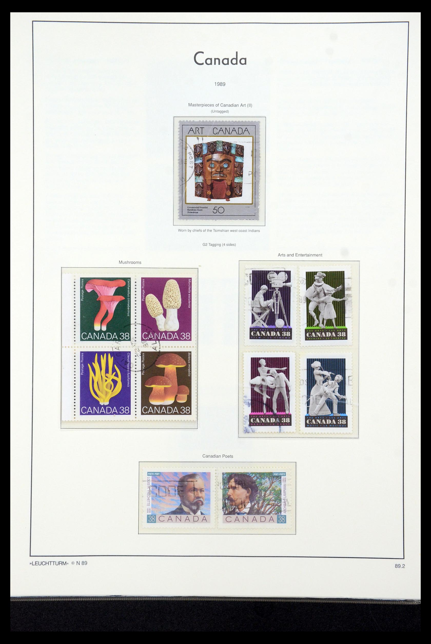 35336 236 - Postzegelverzameling 35336 Canada en provincies 1851-1995.