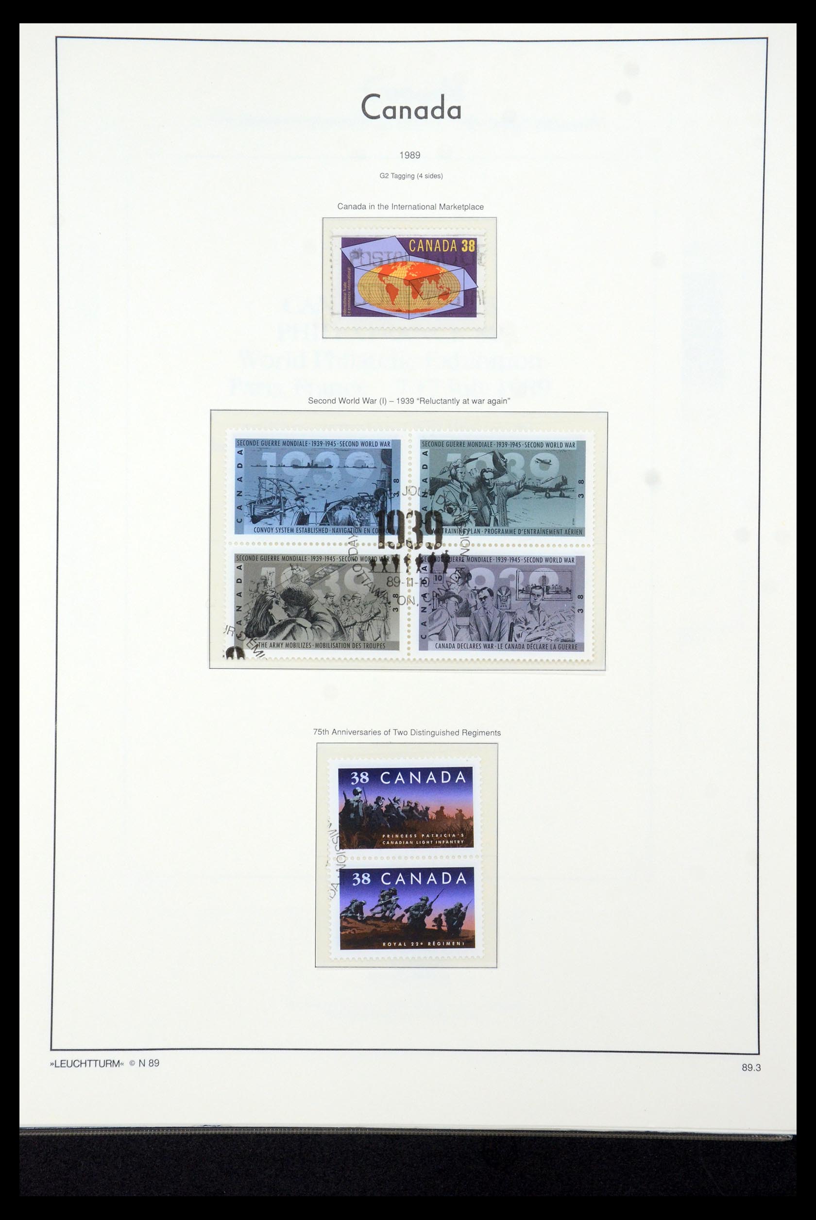 35336 238 - Postzegelverzameling 35336 Canada en provincies 1851-1995.