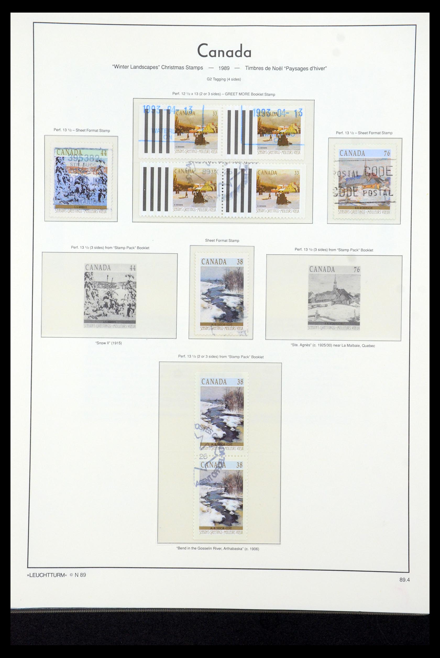 35336 240 - Postzegelverzameling 35336 Canada en provincies 1851-1995.