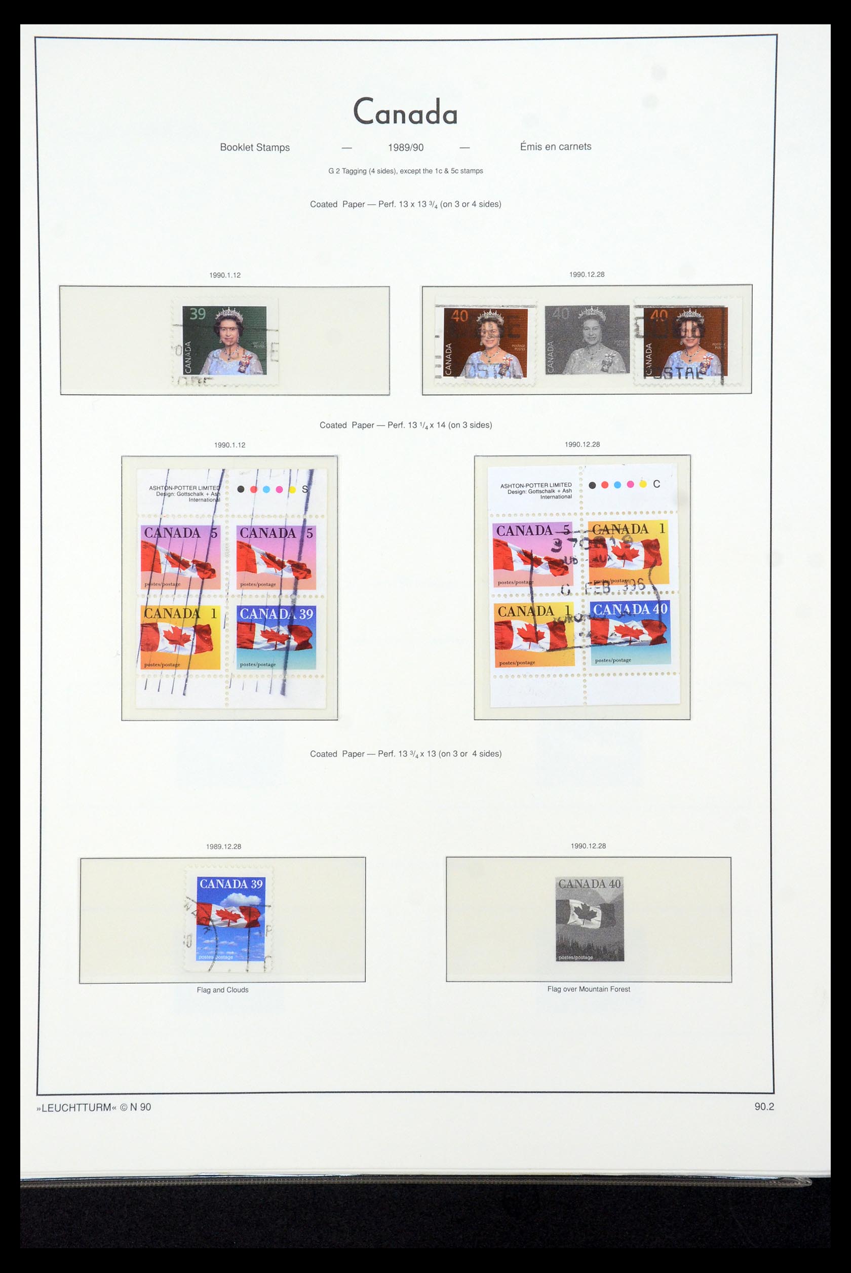 35336 243 - Postzegelverzameling 35336 Canada en provincies 1851-1995.
