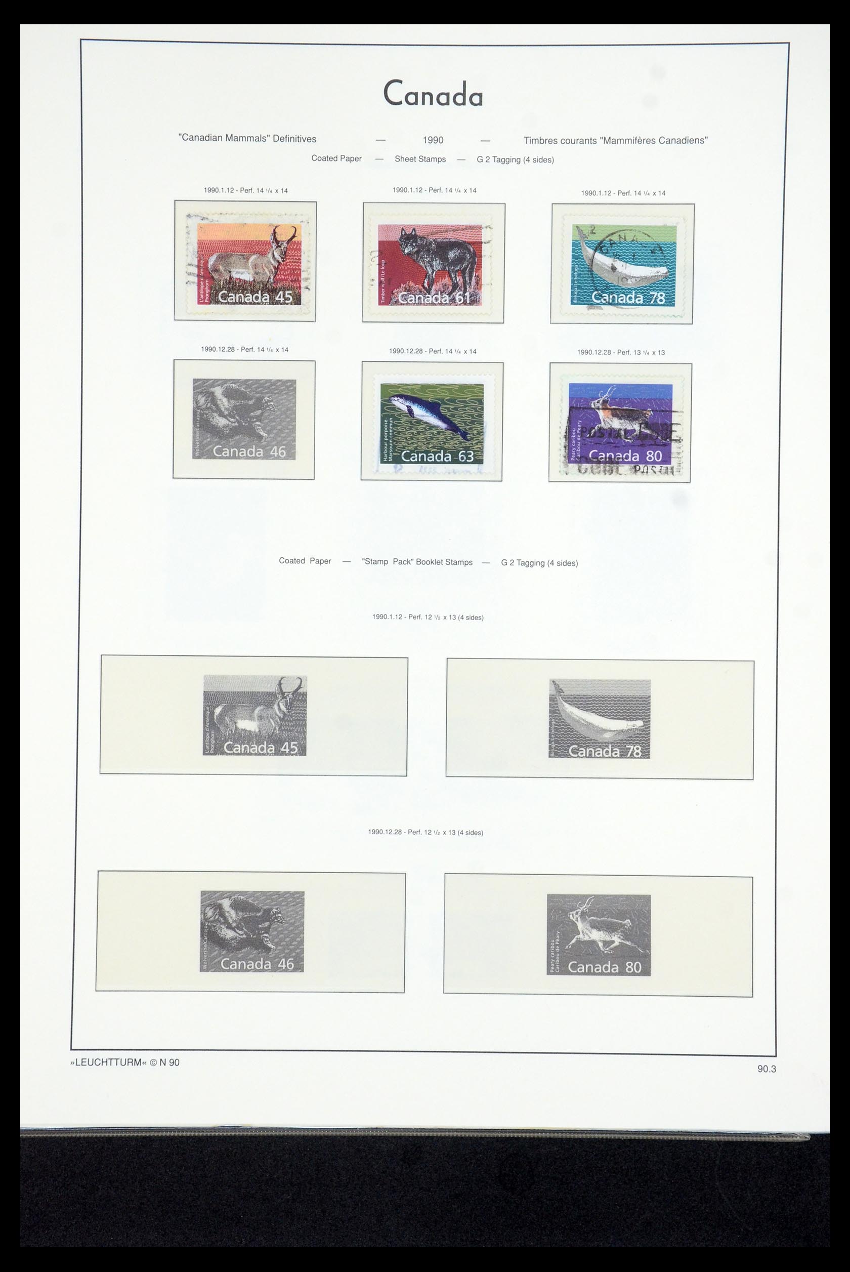 35336 245 - Postzegelverzameling 35336 Canada en provincies 1851-1995.