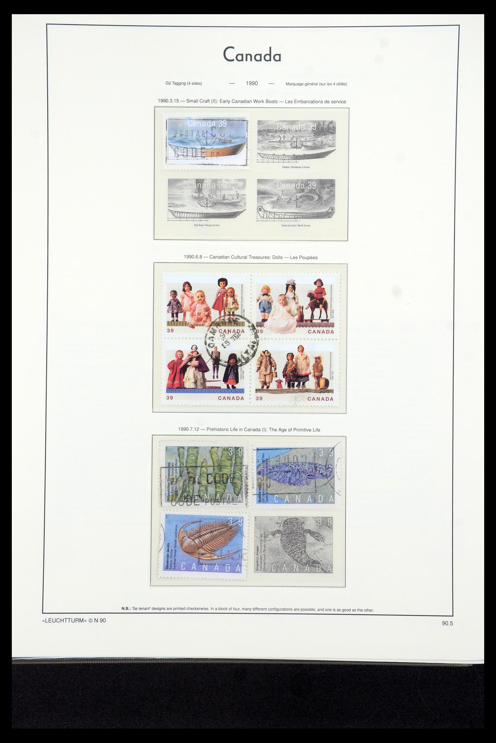 35336 247 - Postzegelverzameling 35336 Canada en provincies 1851-1995.