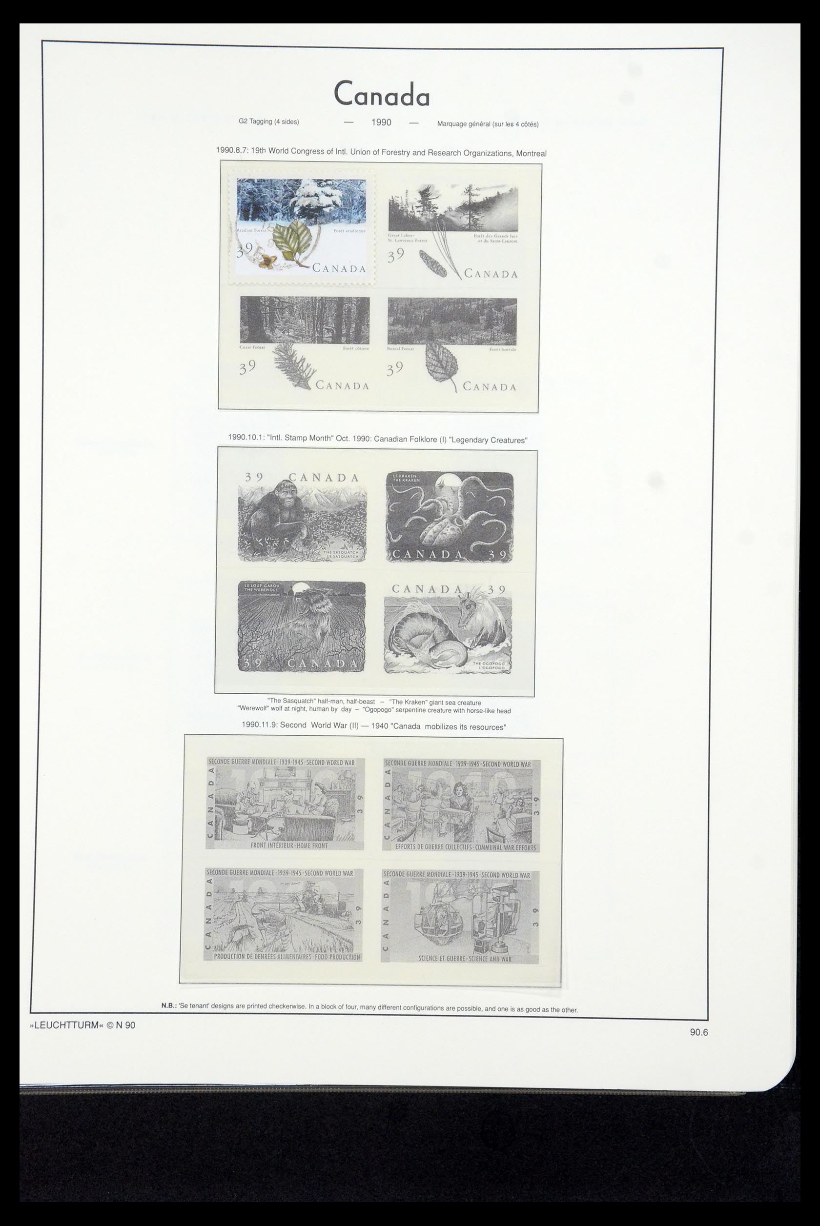 35336 250 - Postzegelverzameling 35336 Canada en provincies 1851-1995.