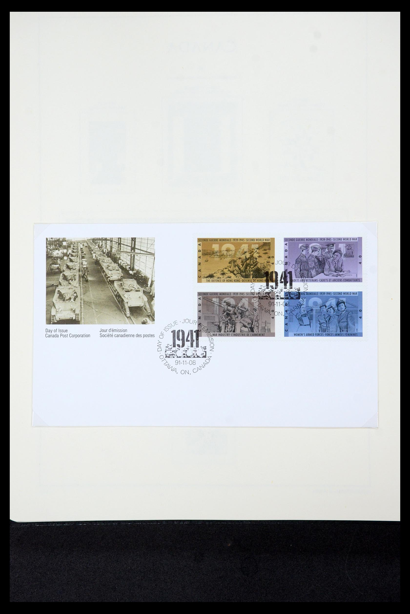 35336 257 - Postzegelverzameling 35336 Canada en provincies 1851-1995.