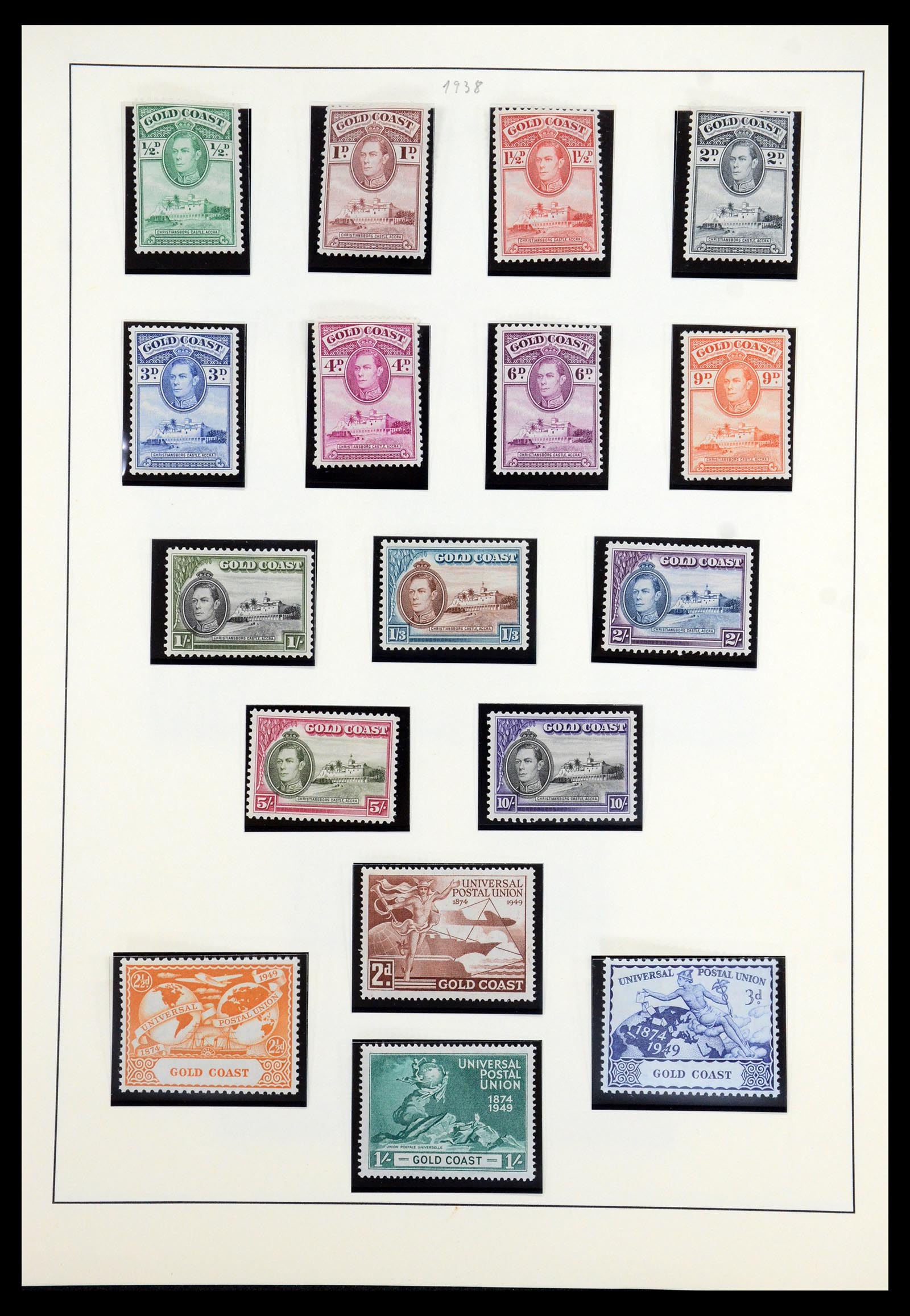 35359 006 - Postzegelverzameling 35359 Goudkust 1875-1952.
