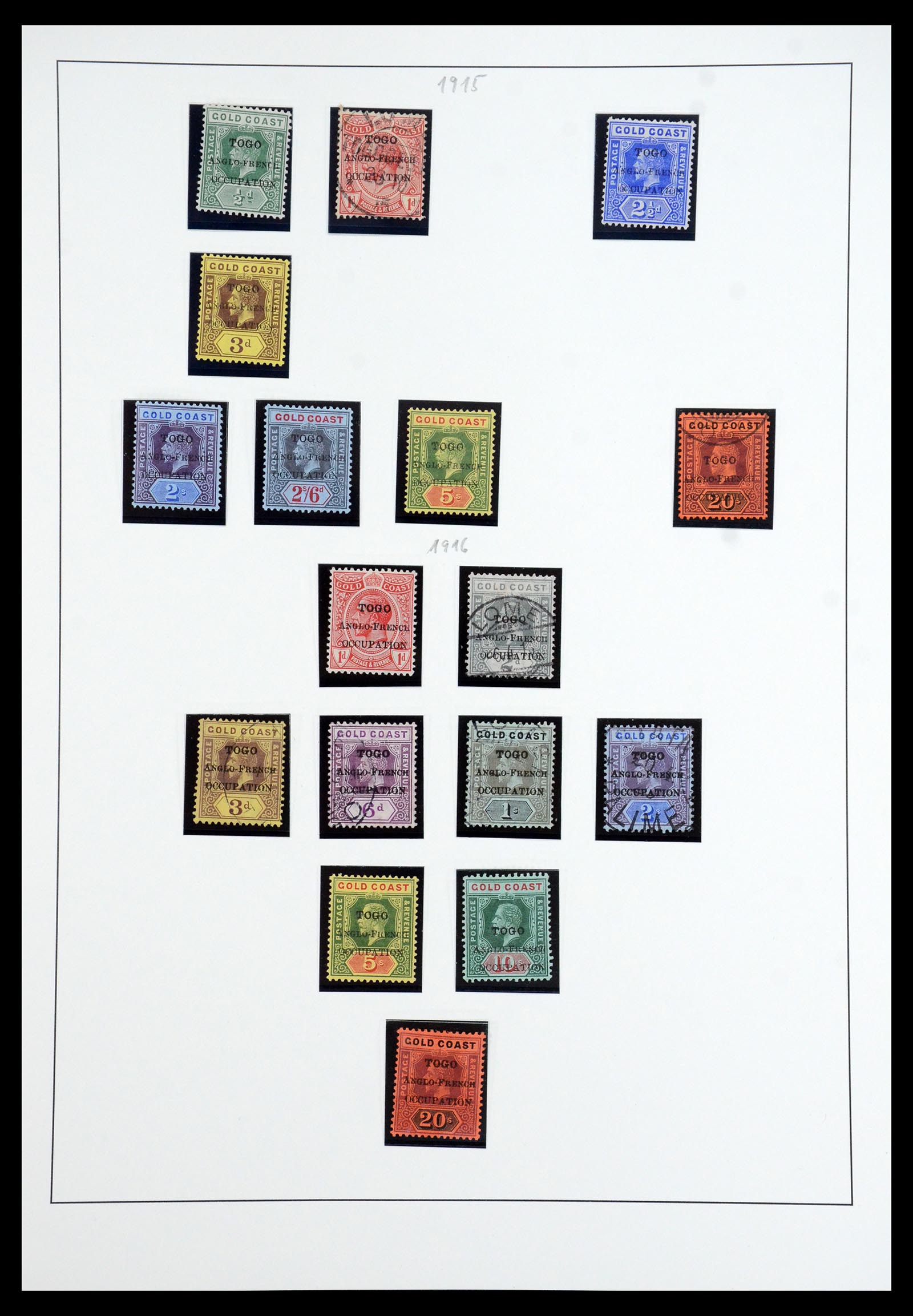 35359 009 - Postzegelverzameling 35359 Goudkust 1875-1952.