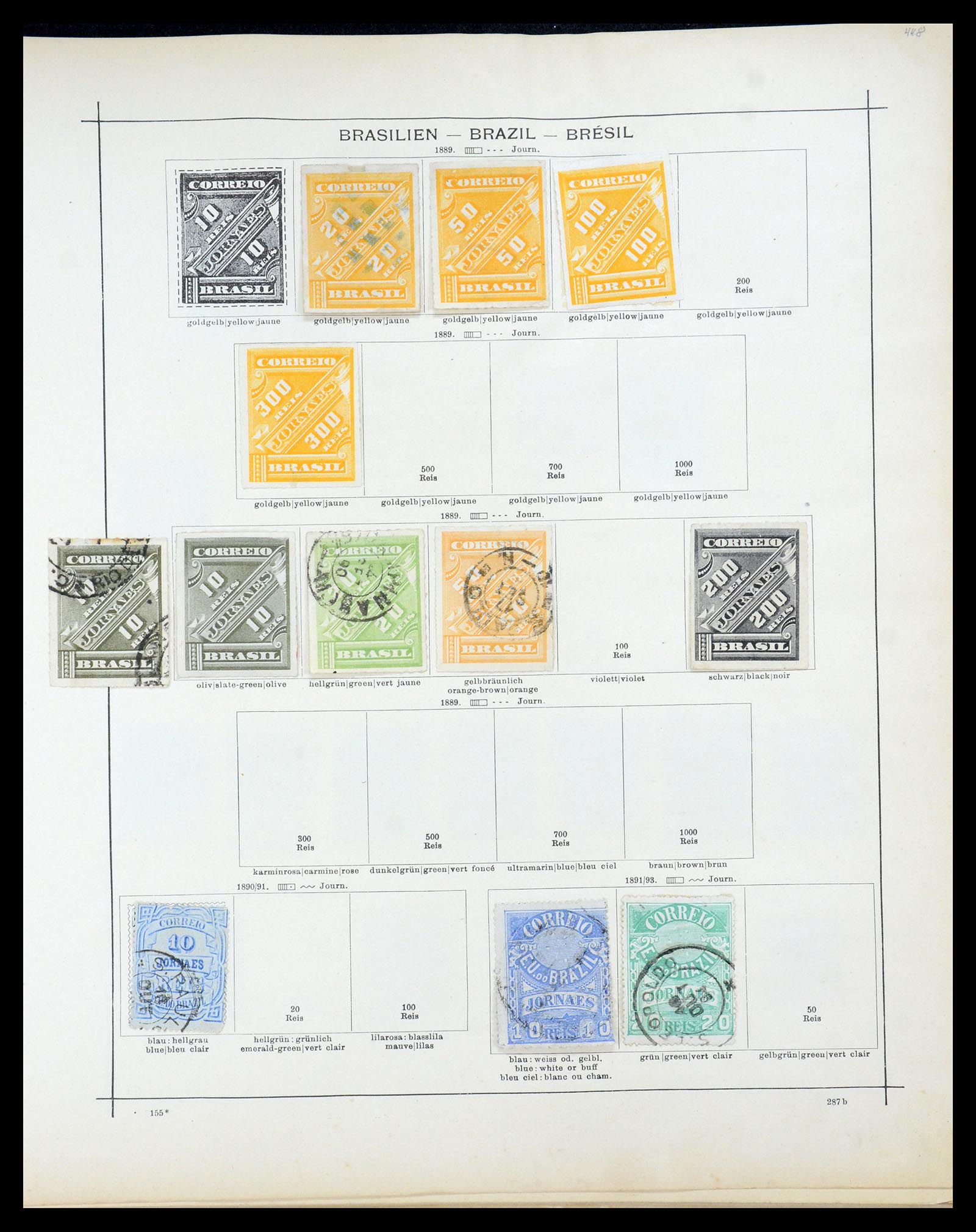 35362 003 - Stamp Collection 35362 Brazil 1844-1930.