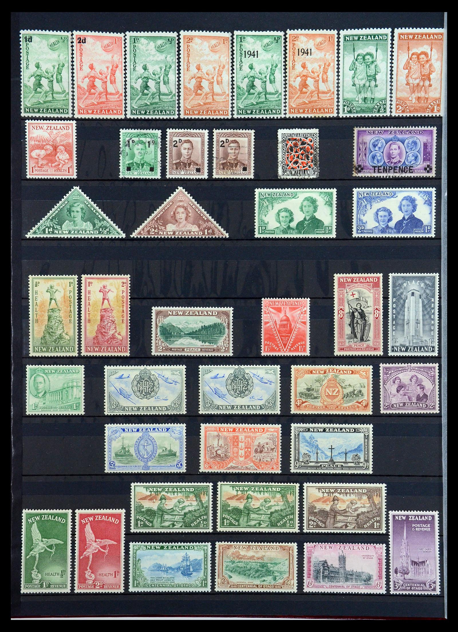 35384 014 - Stamp Collection 35384 New Zealand 1864-1981.