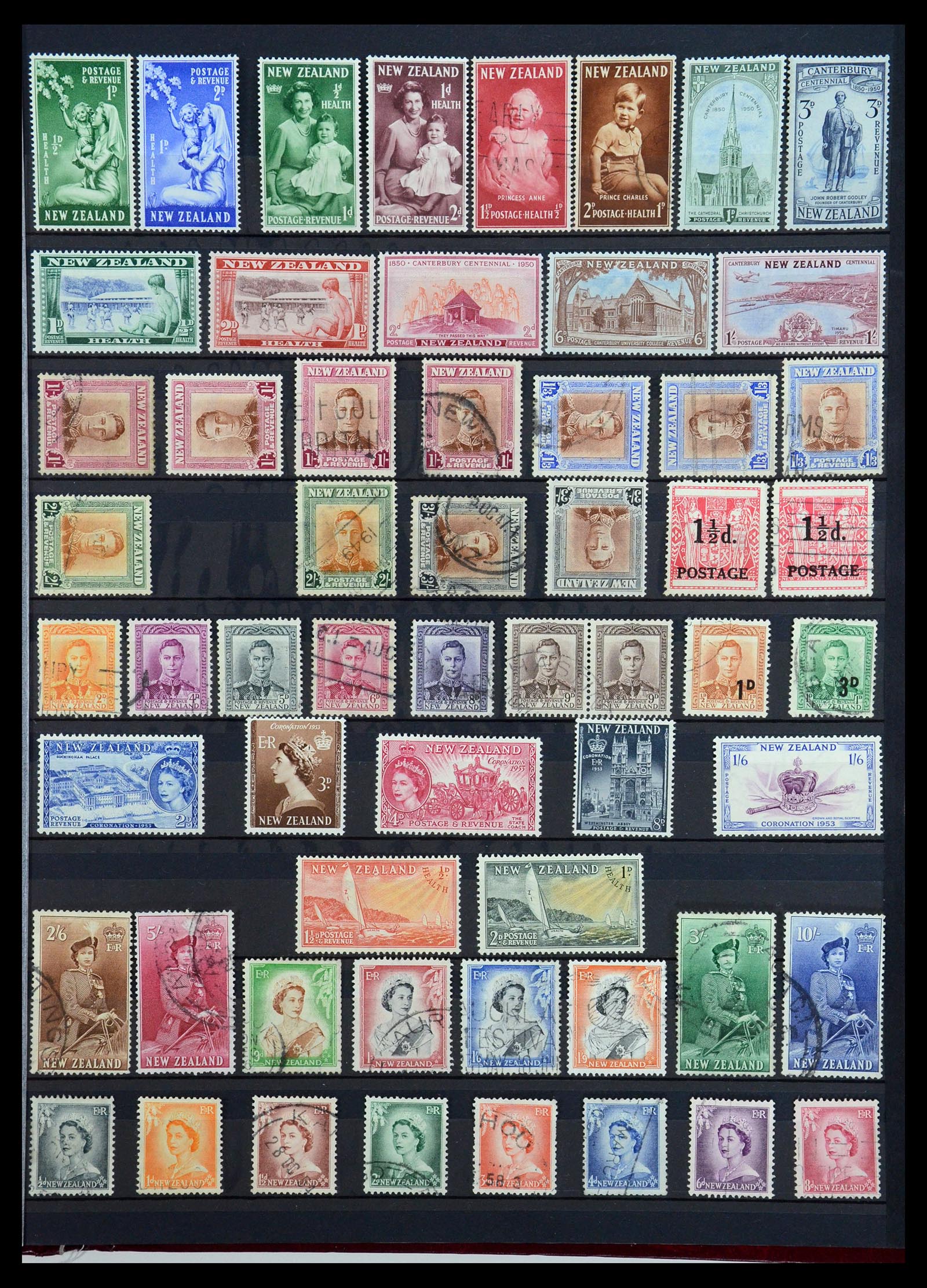 35384 015 - Stamp Collection 35384 New Zealand 1864-1981.