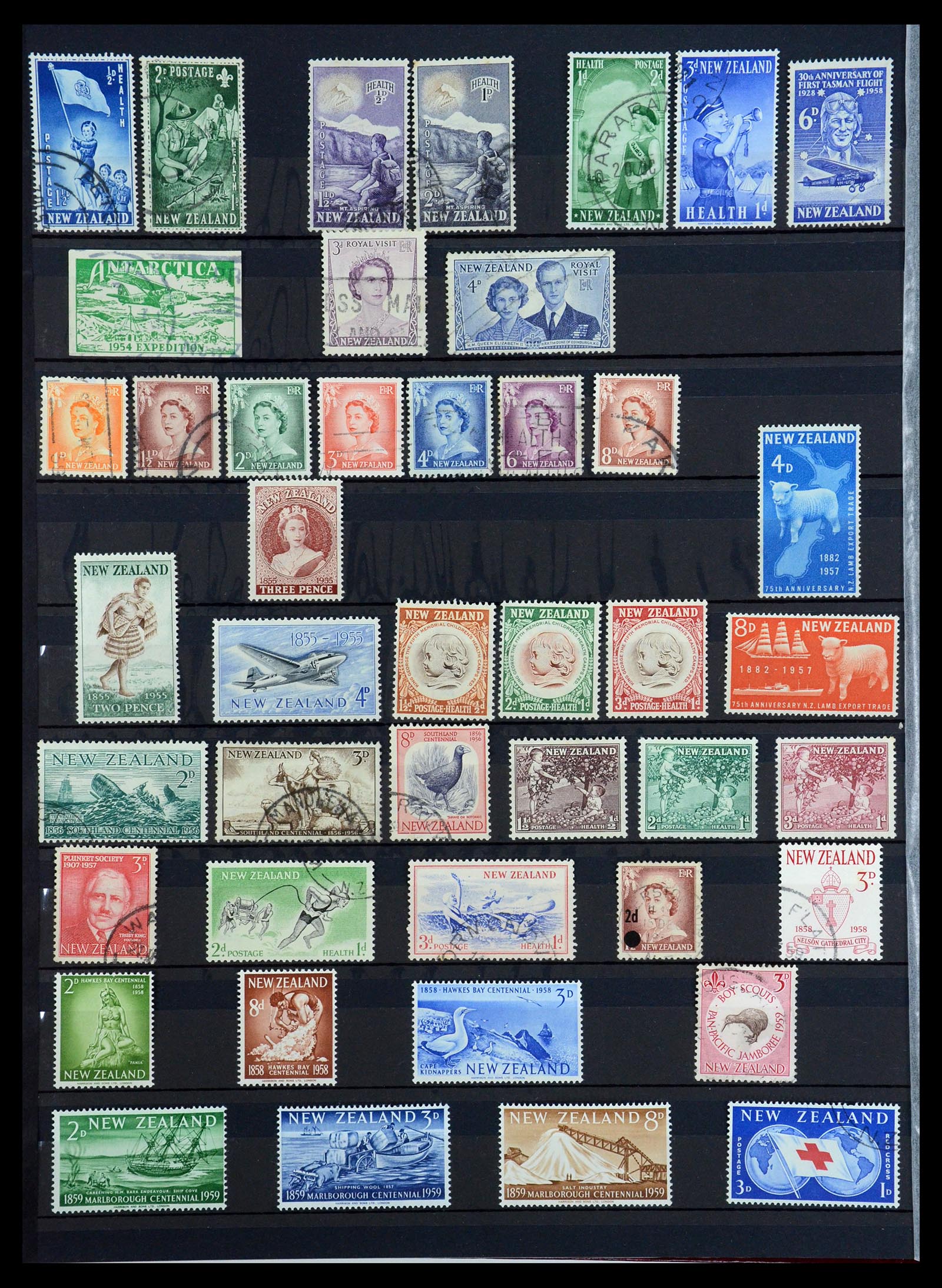 35384 016 - Stamp Collection 35384 New Zealand 1864-1981.