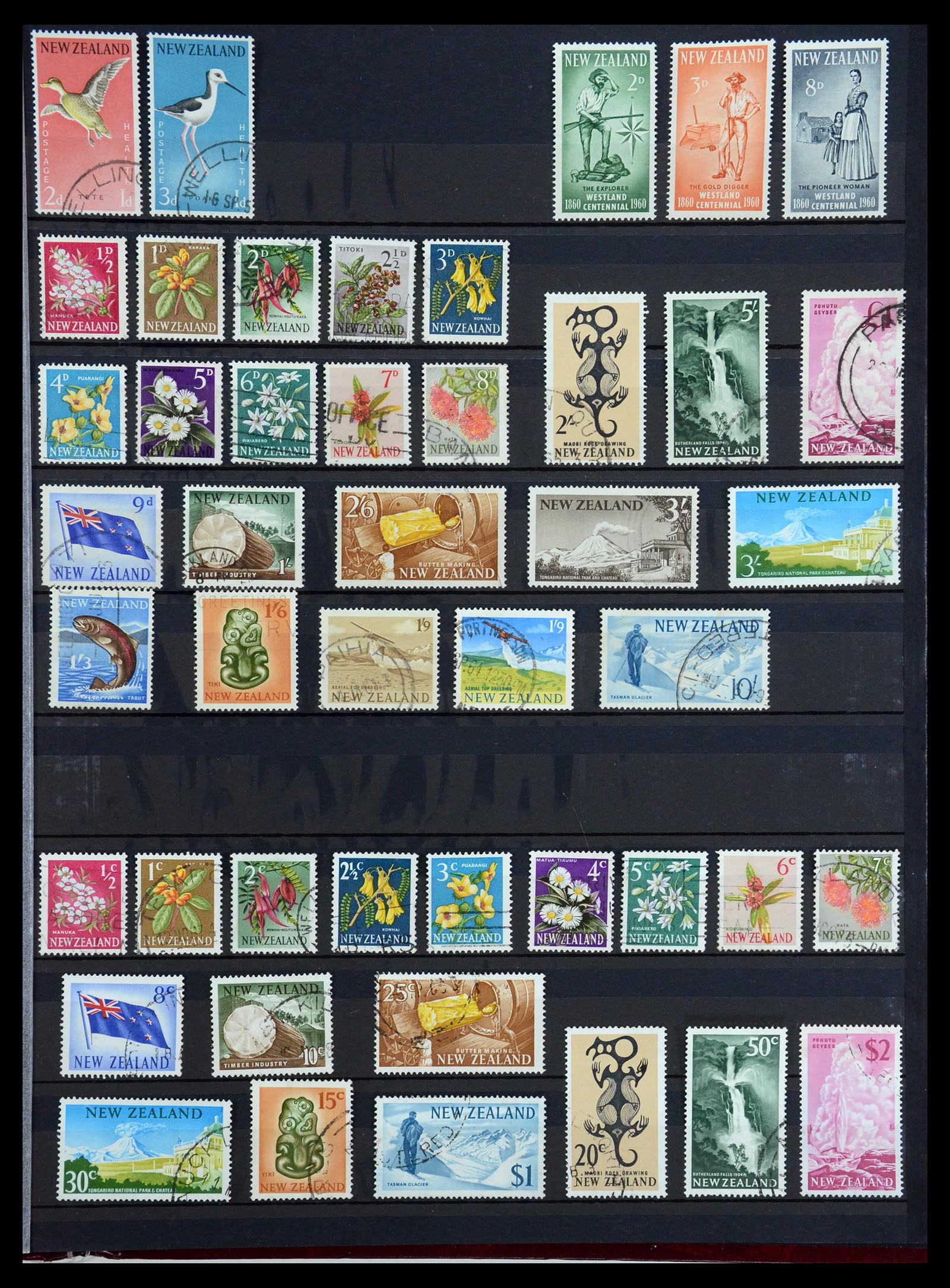 35384 017 - Stamp Collection 35384 New Zealand 1864-1981.