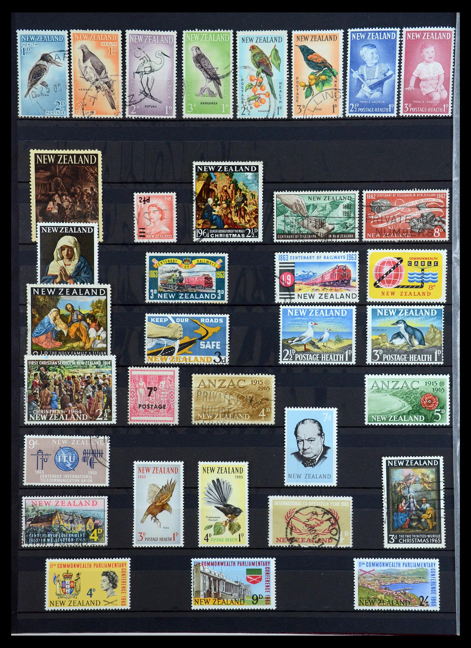 35384 018 - Stamp Collection 35384 New Zealand 1864-1981.