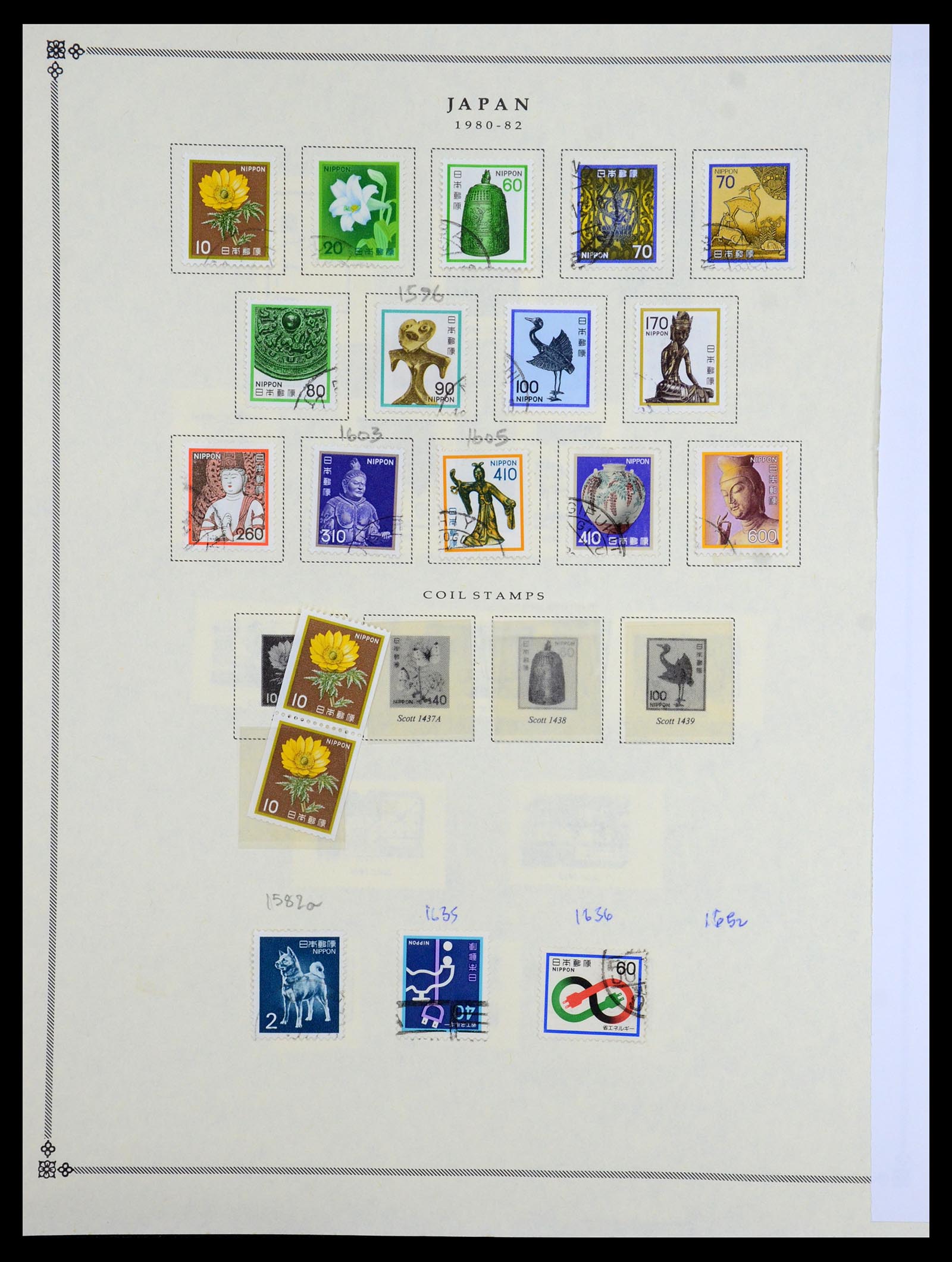 35393 077 - Postzegelverzameling 35393 Japan 1872-1990.
