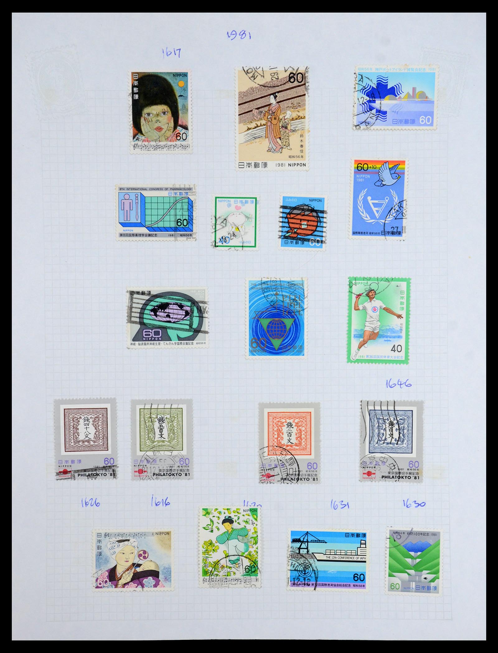 35393 078 - Postzegelverzameling 35393 Japan 1872-1990.