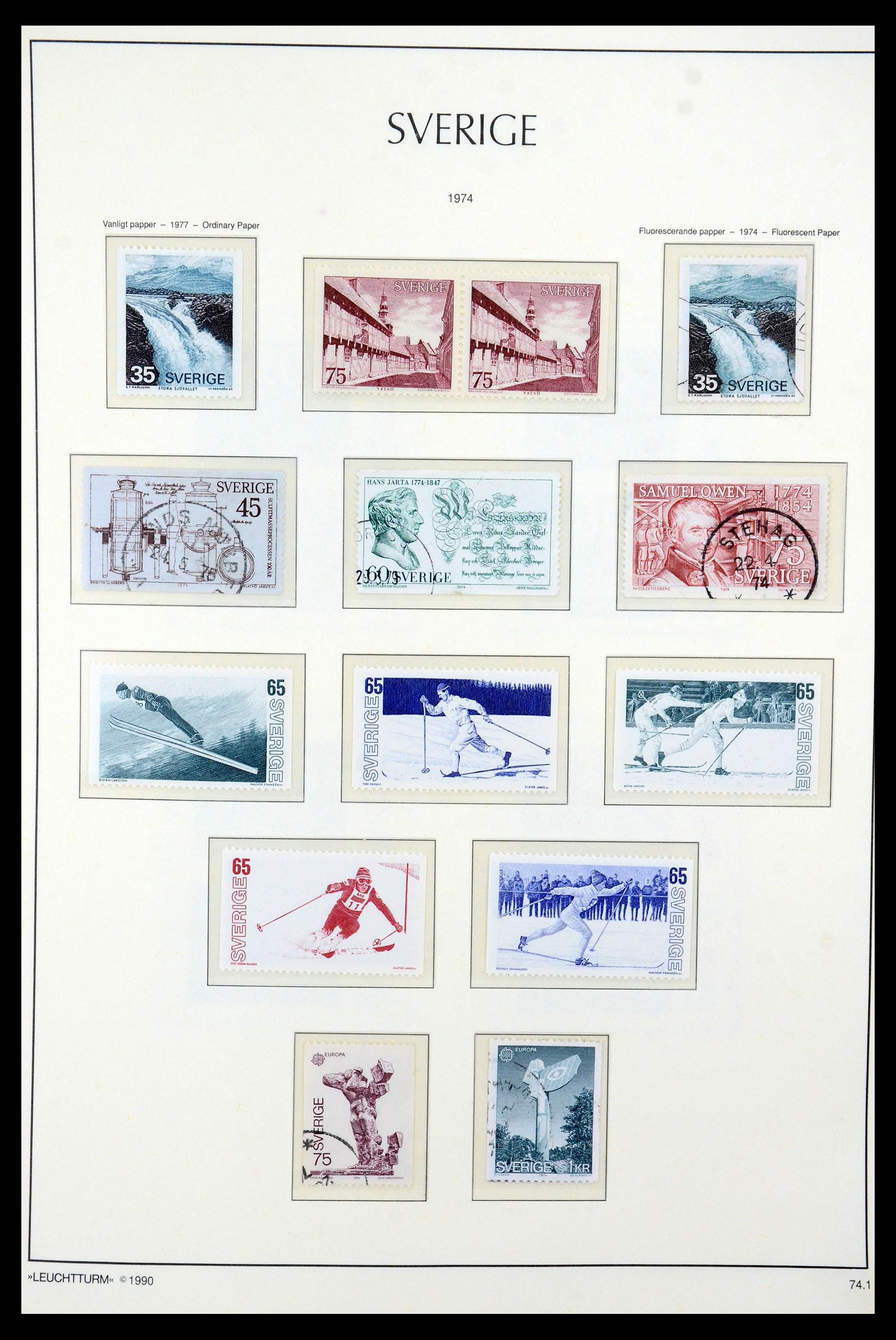 35415 101 - Postzegelverzameling 35415 Zweden 1855-1992.