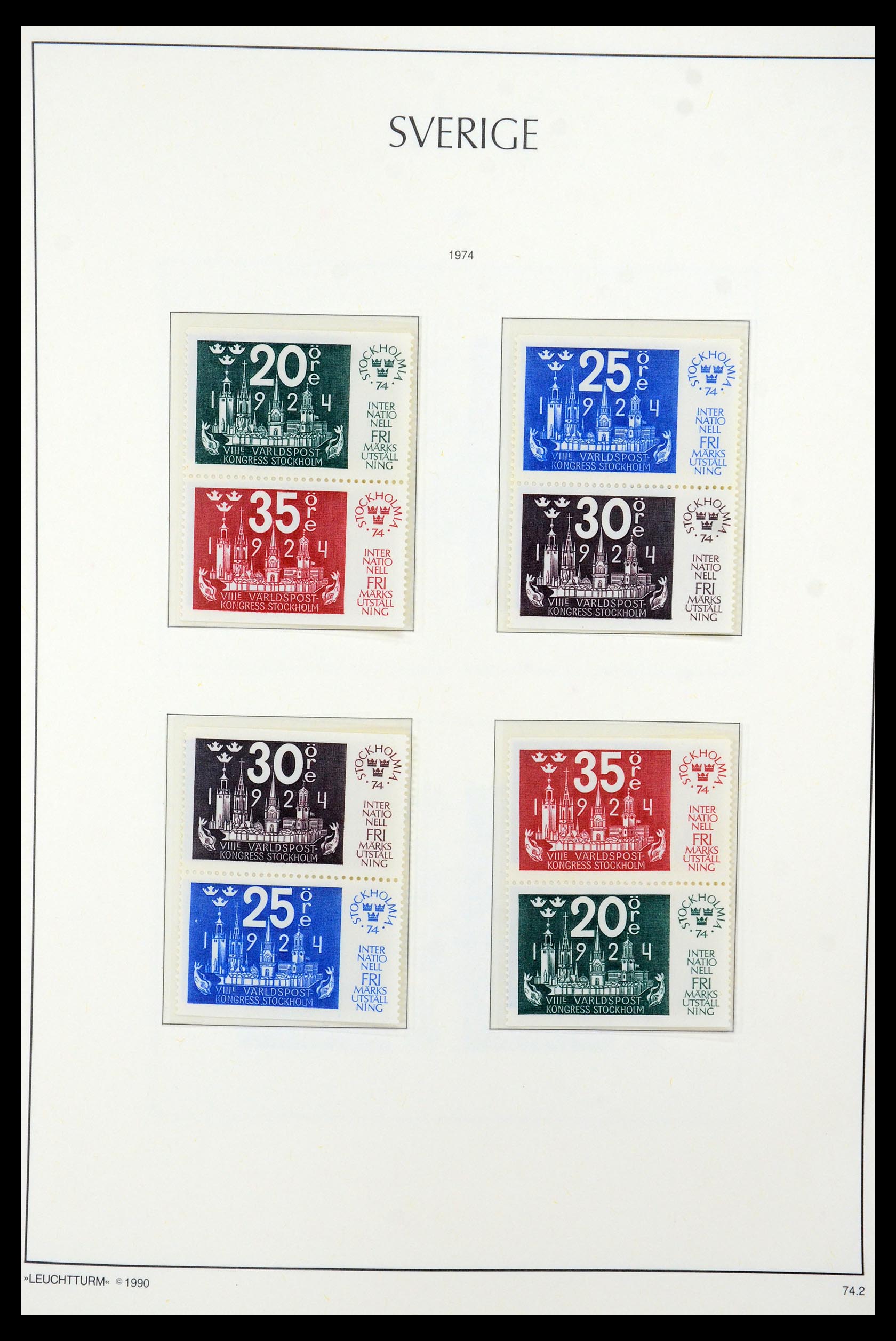 35415 102 - Postzegelverzameling 35415 Zweden 1855-1992.