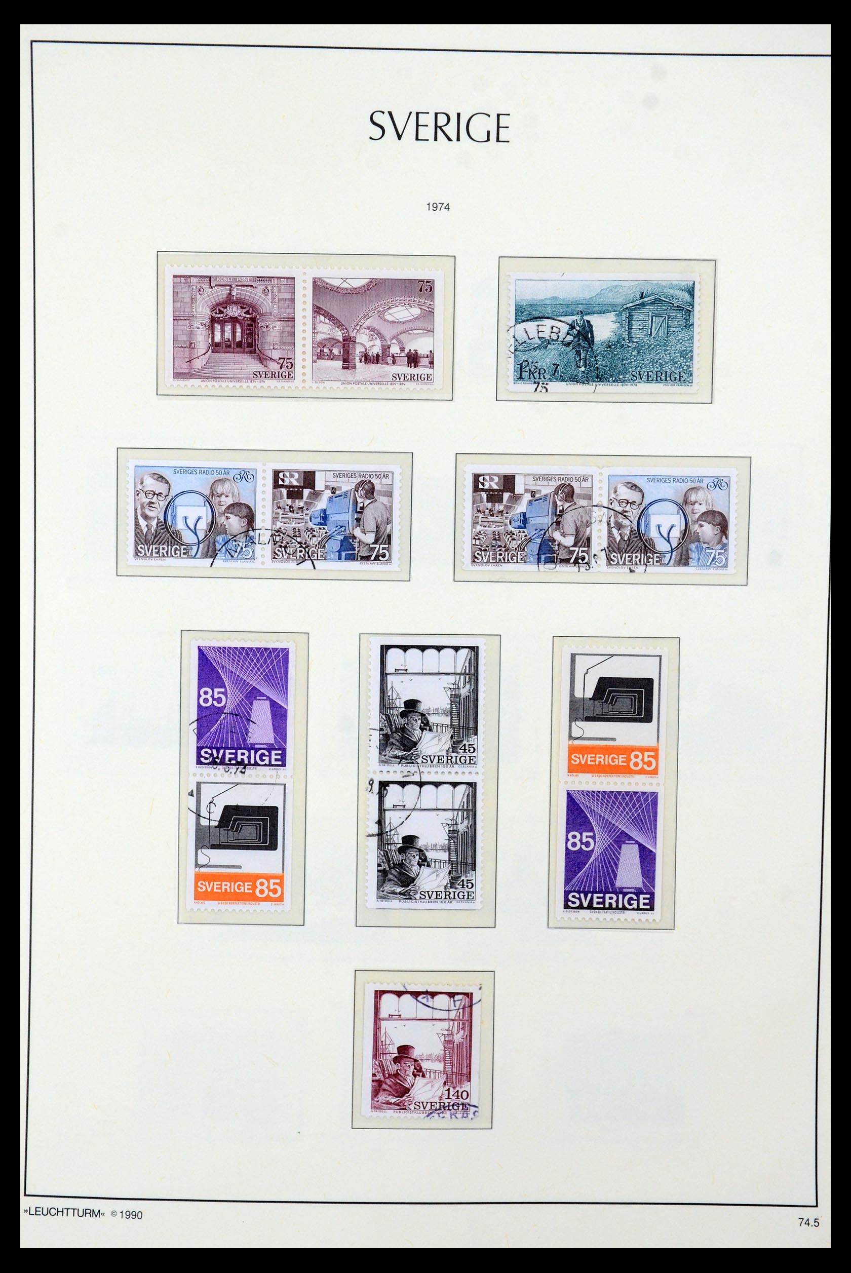 35415 105 - Postzegelverzameling 35415 Zweden 1855-1992.