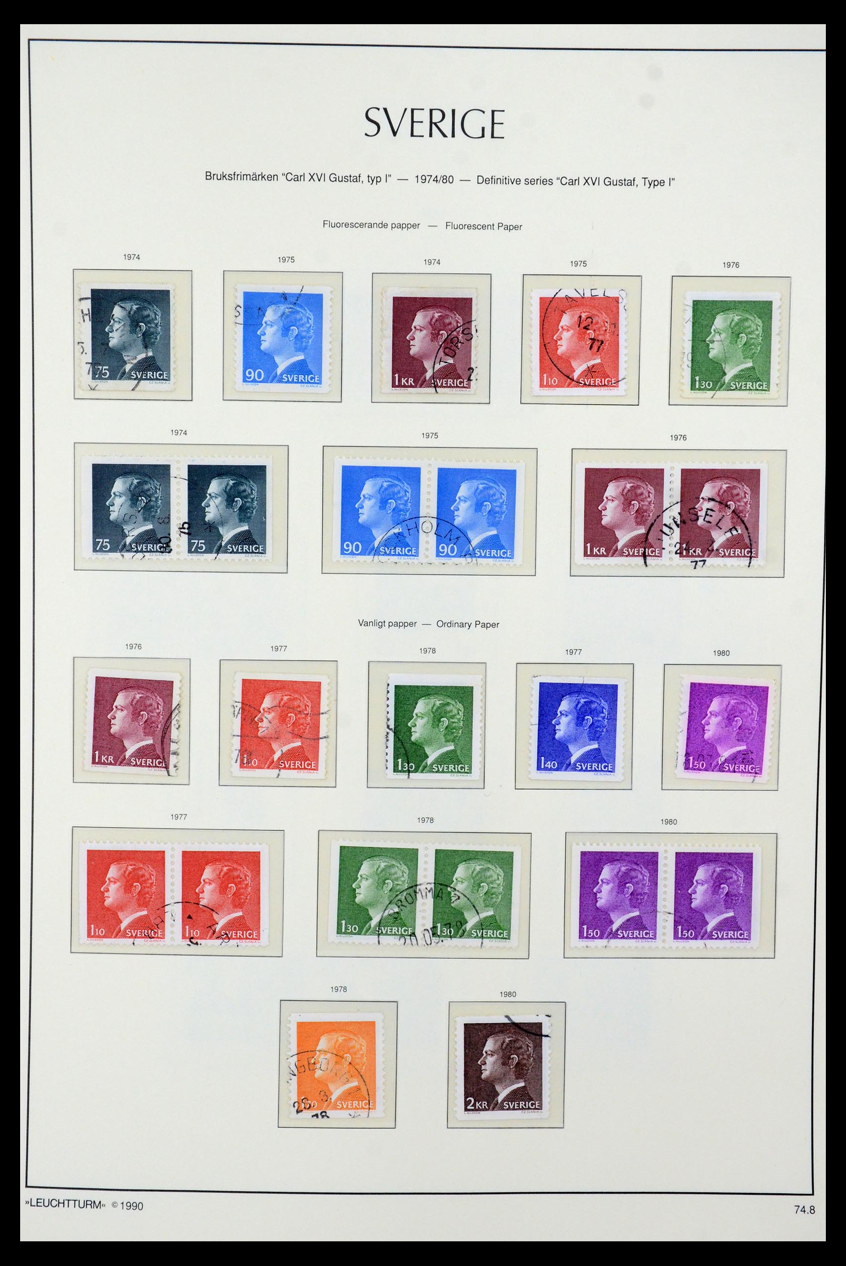 35415 108 - Postzegelverzameling 35415 Zweden 1855-1992.