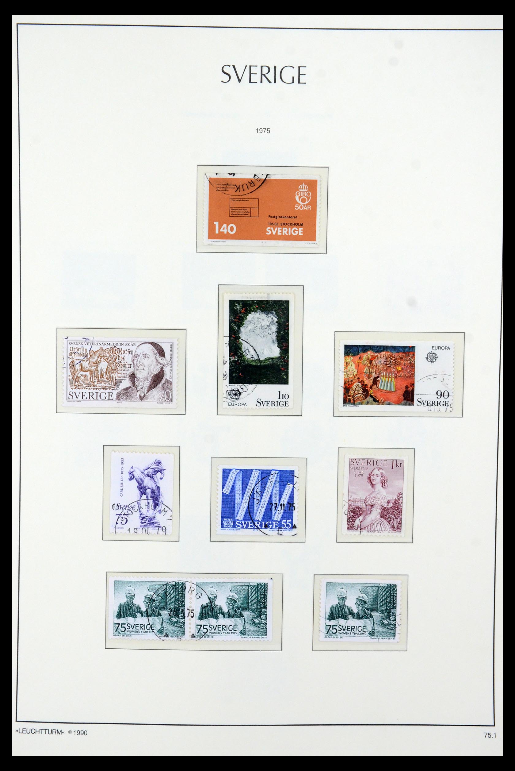 35415 109 - Postzegelverzameling 35415 Zweden 1855-1992.
