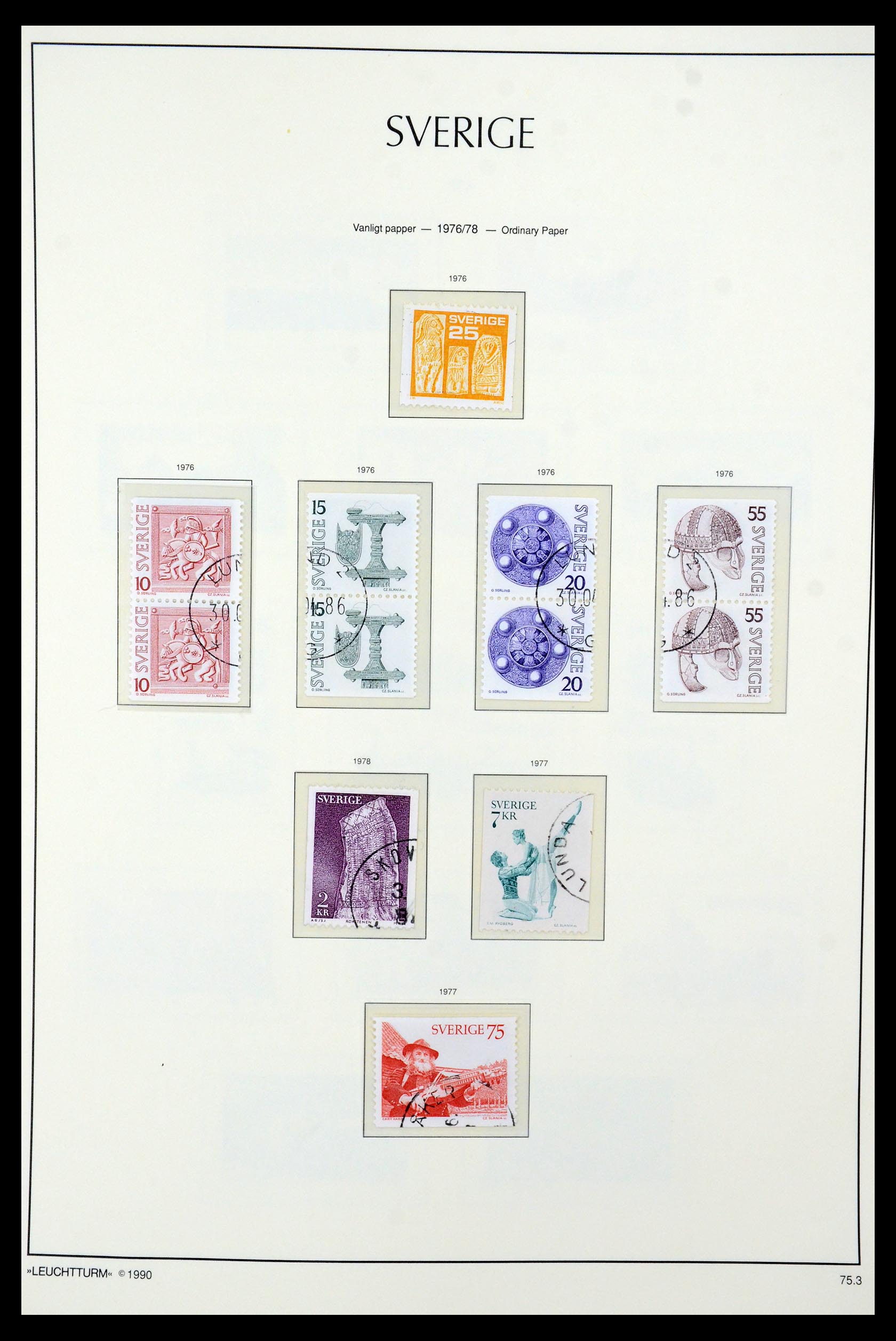 35415 111 - Postzegelverzameling 35415 Zweden 1855-1992.