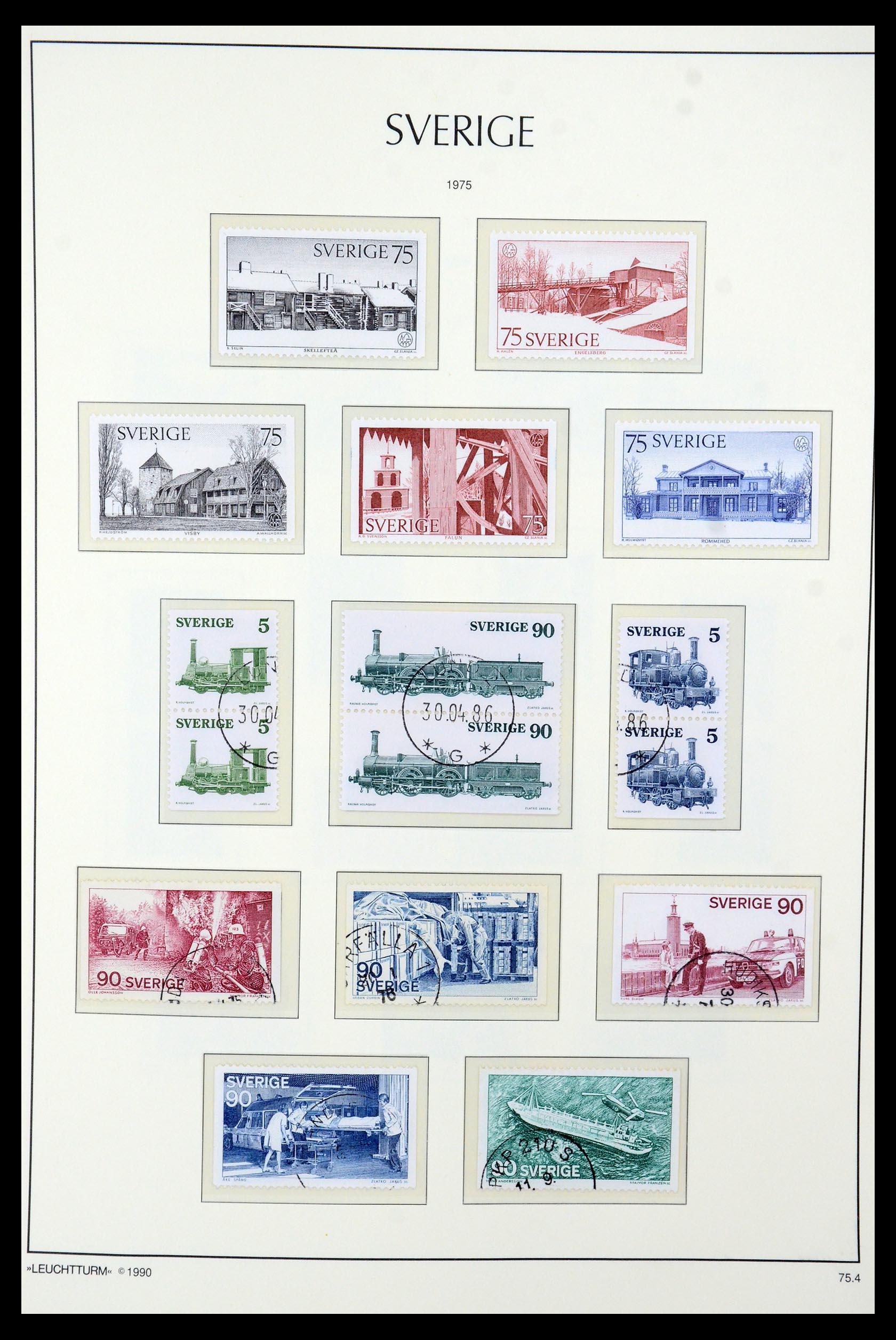 35415 112 - Postzegelverzameling 35415 Zweden 1855-1992.