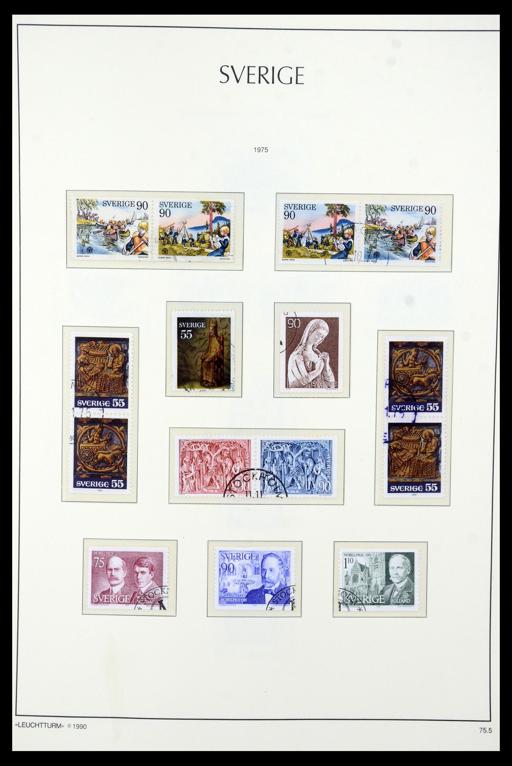 35415 113 - Postzegelverzameling 35415 Zweden 1855-1992.