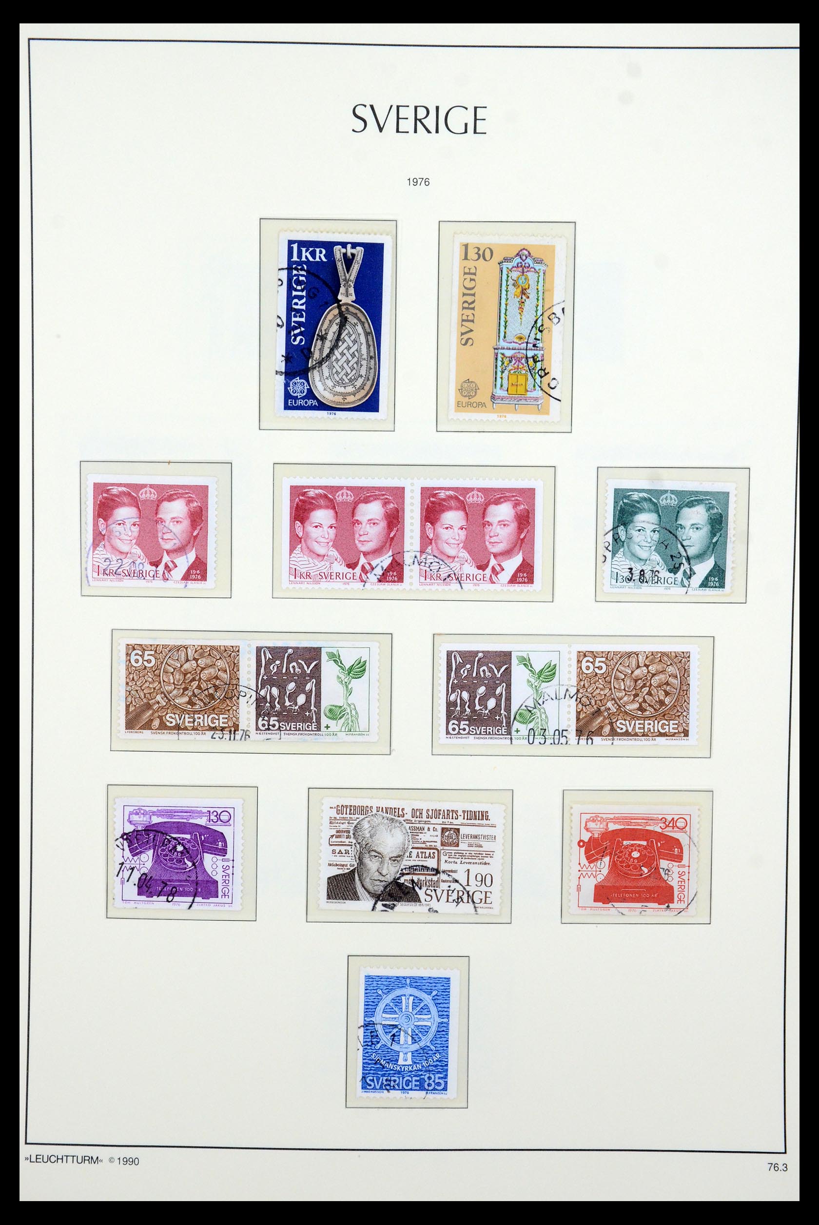 35415 116 - Postzegelverzameling 35415 Zweden 1855-1992.