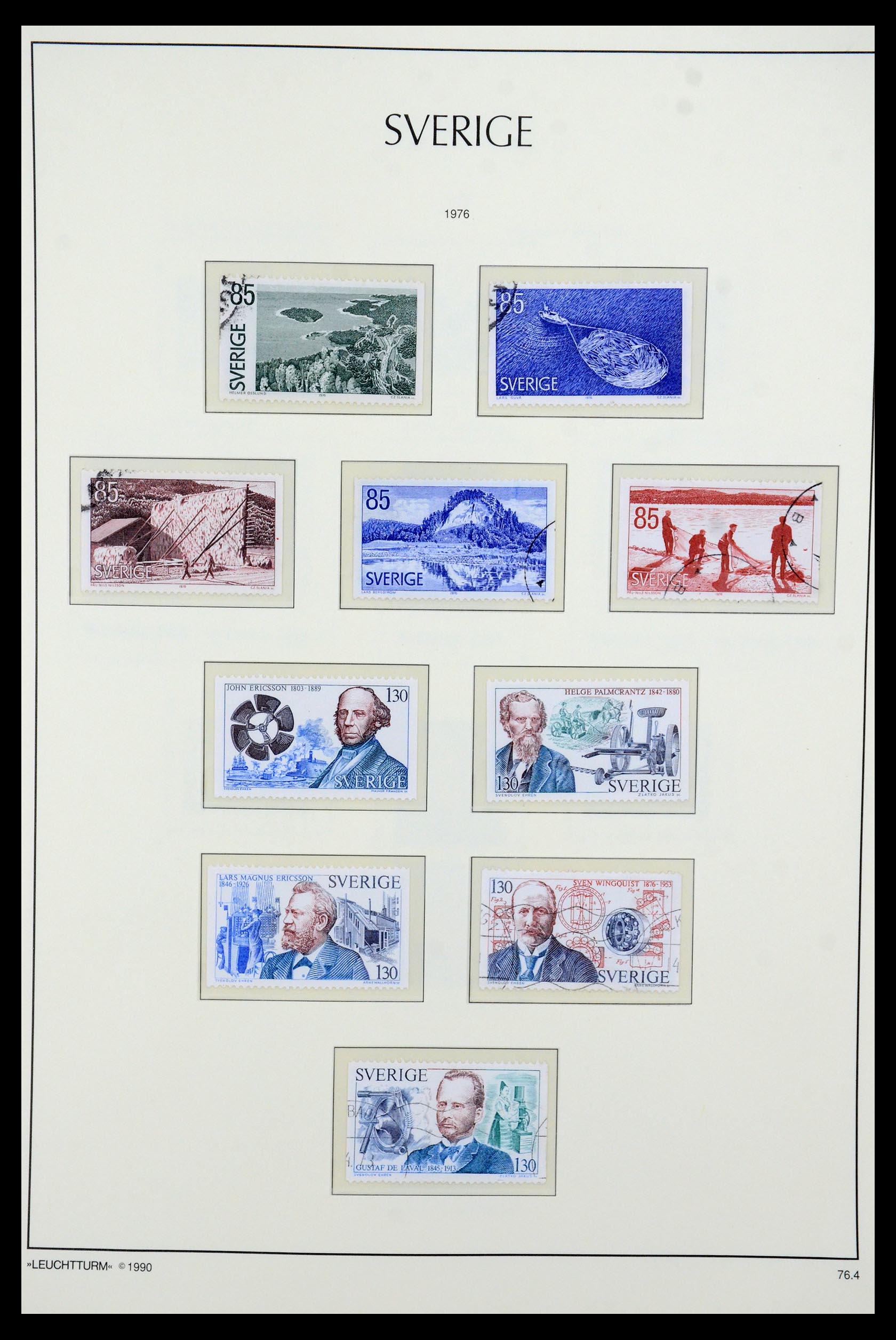 35415 117 - Postzegelverzameling 35415 Zweden 1855-1992.