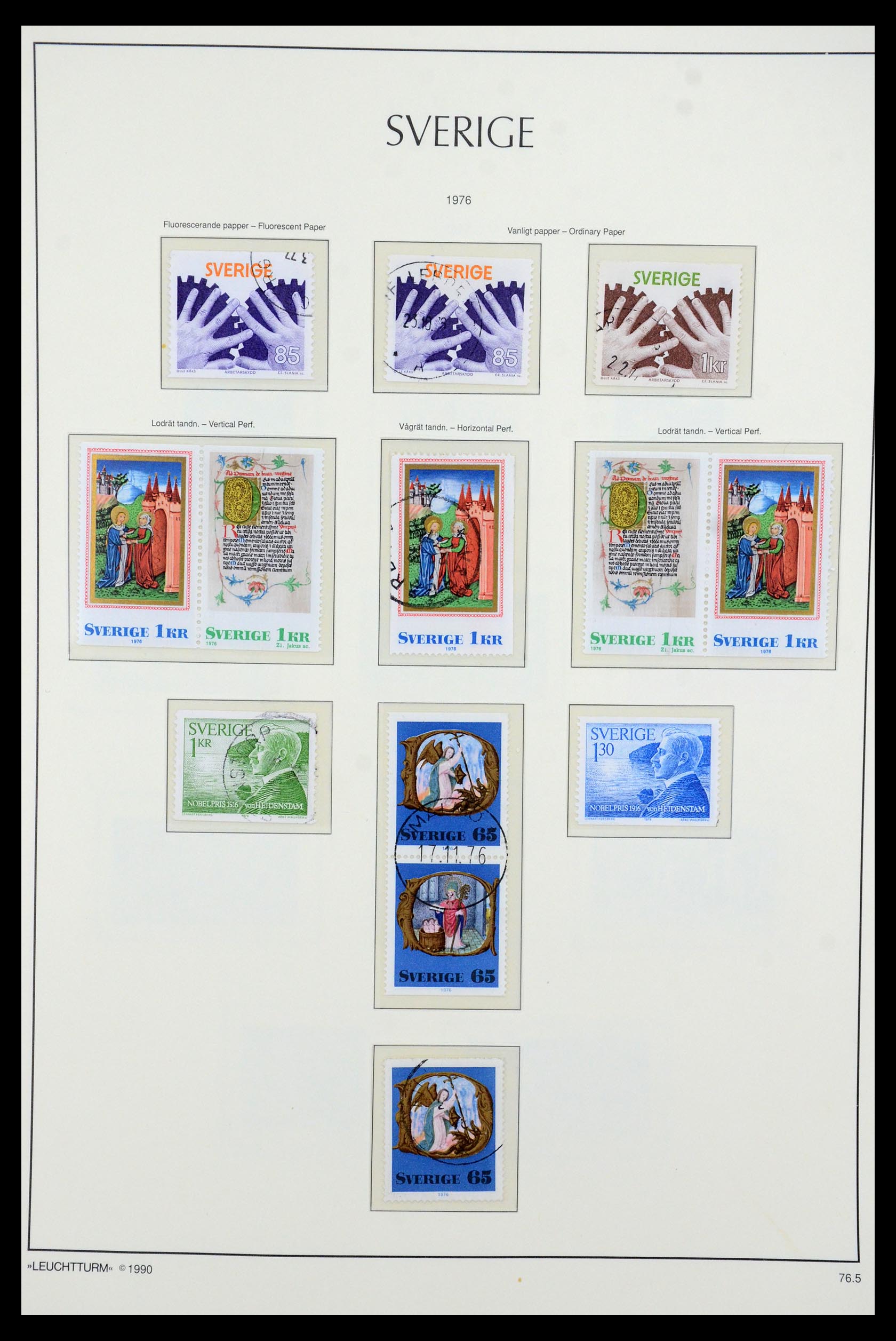35415 118 - Postzegelverzameling 35415 Zweden 1855-1992.