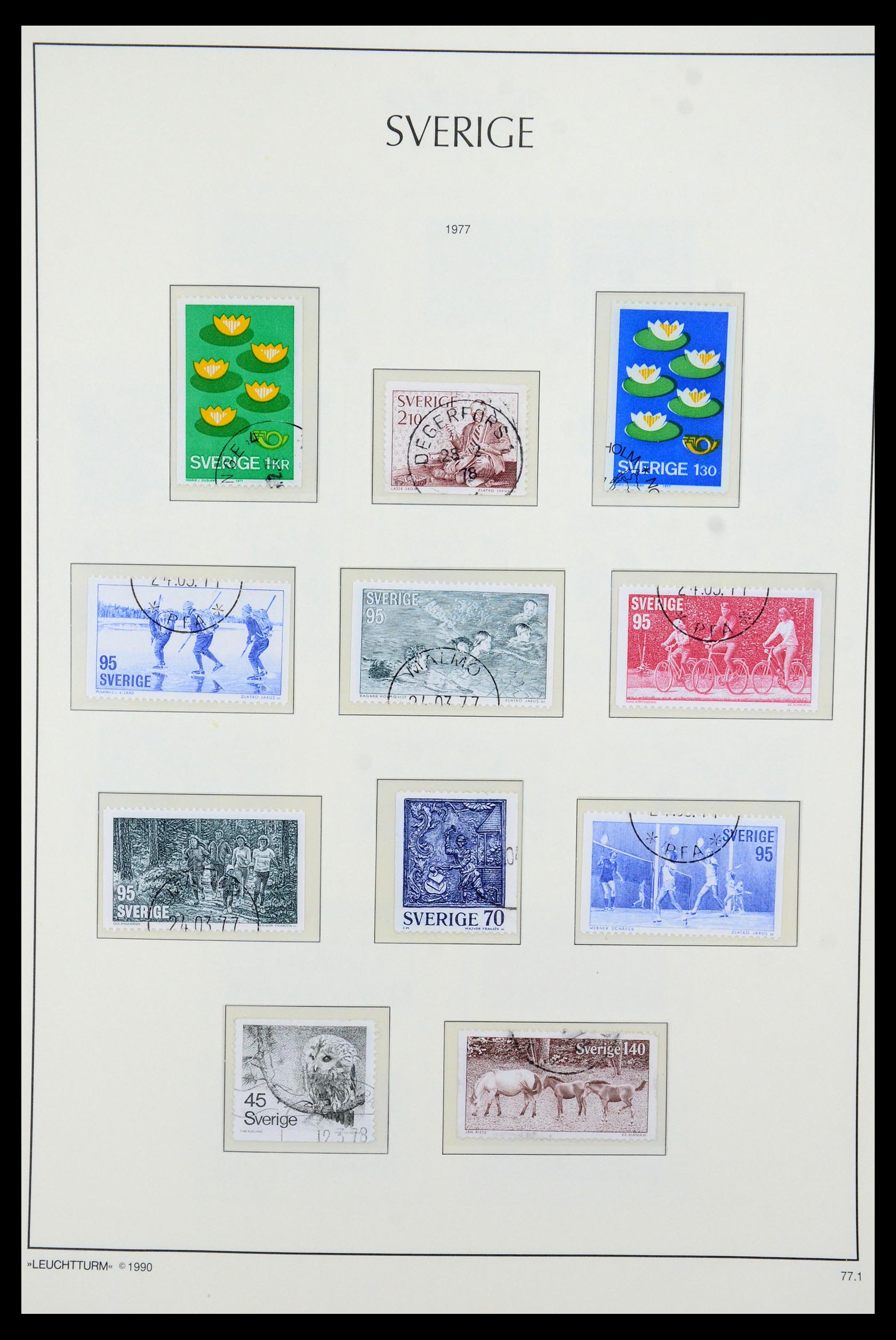 35415 119 - Postzegelverzameling 35415 Zweden 1855-1992.