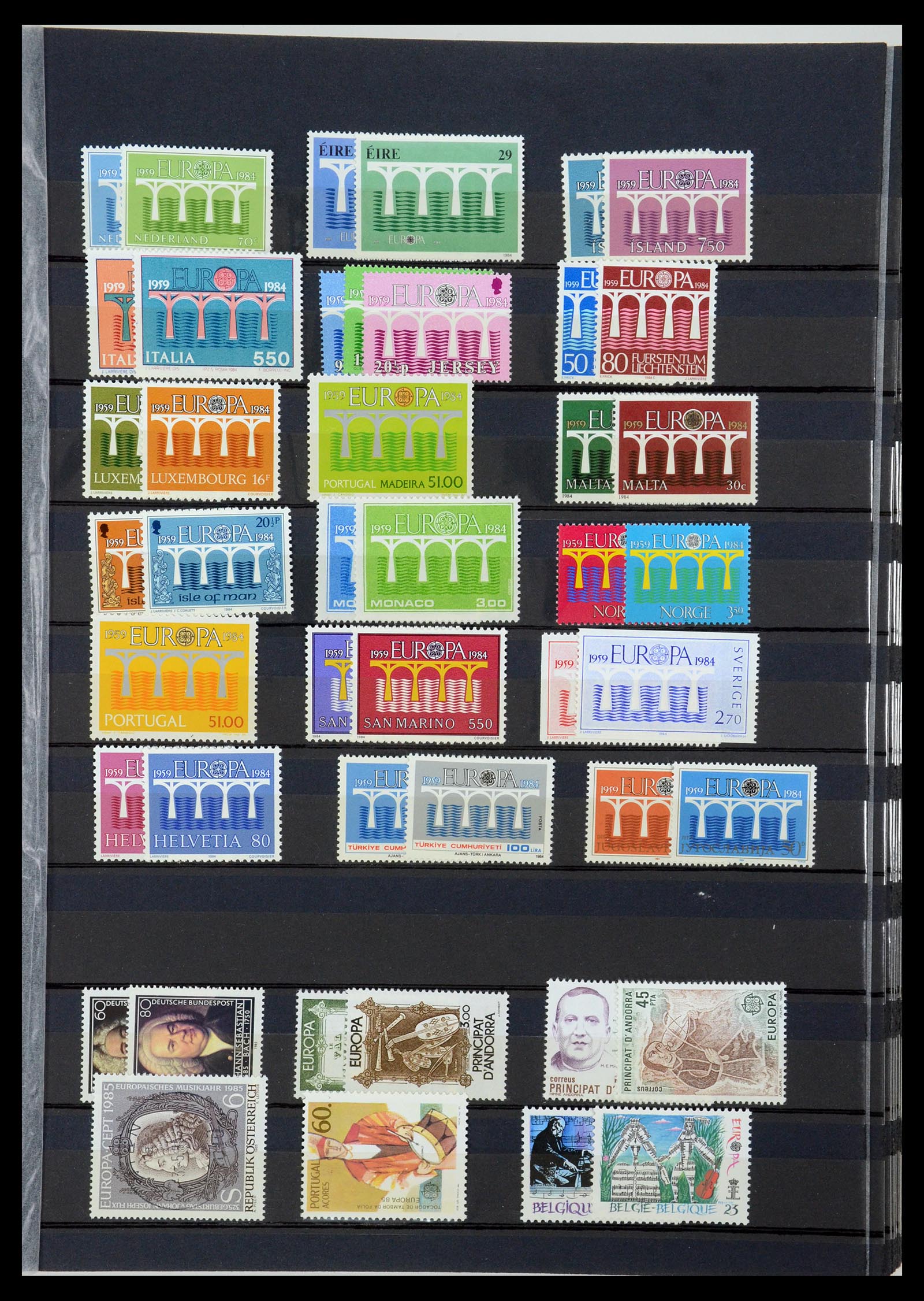 35416 012 - Postzegelverzameling 35416 Europa CEPT 1956-2008.