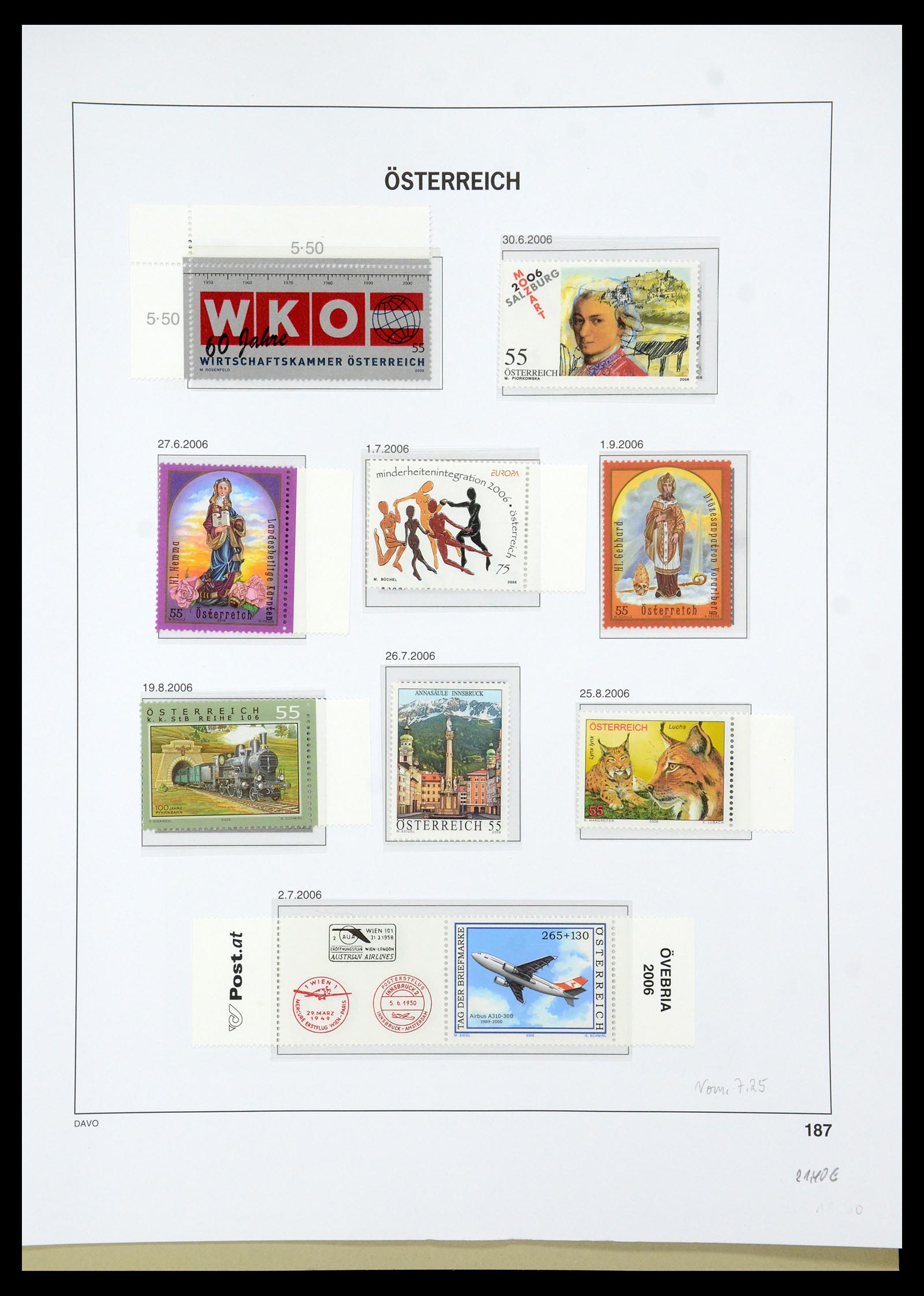 35423 243 - Postzegelverzameling 35423 Oostenrijk 1850-2006.