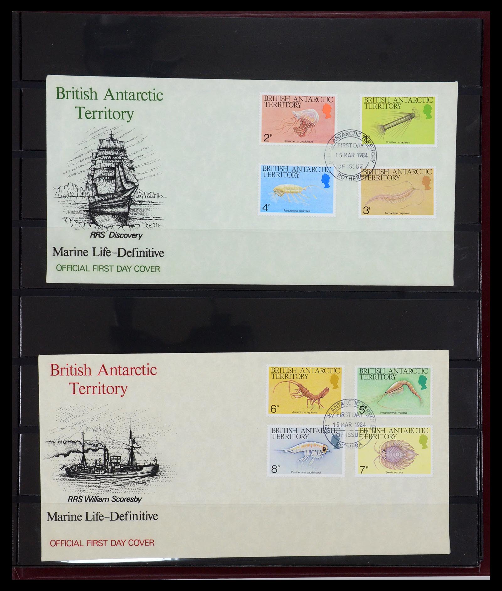 35447 002 - Stamp Collection 35447 Motif Arctic and Antarctica 1897-1999.