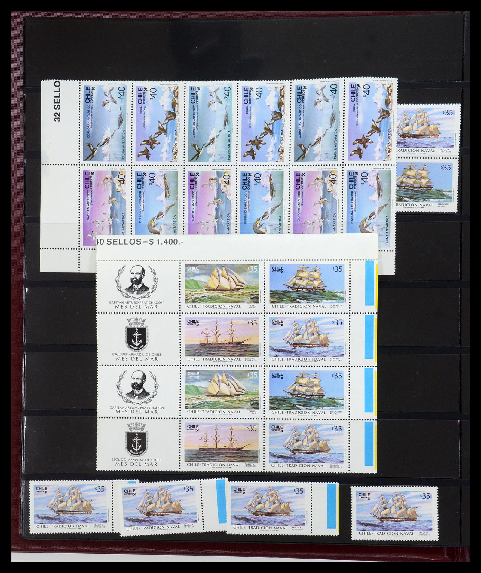 35447 007 - Stamp Collection 35447 Motif Arctic and Antarctica 1897-1999.