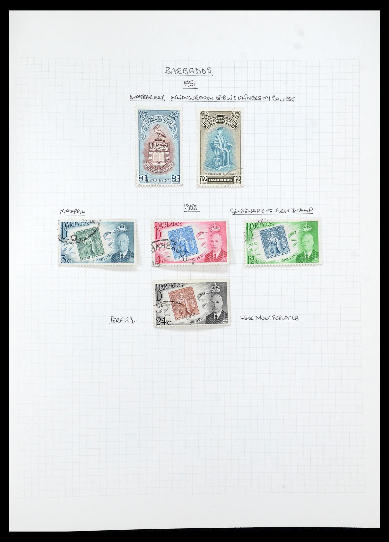 35480 016 - Postzegelverzameling 35480 Engelse koloniën George VI 1936-1953.