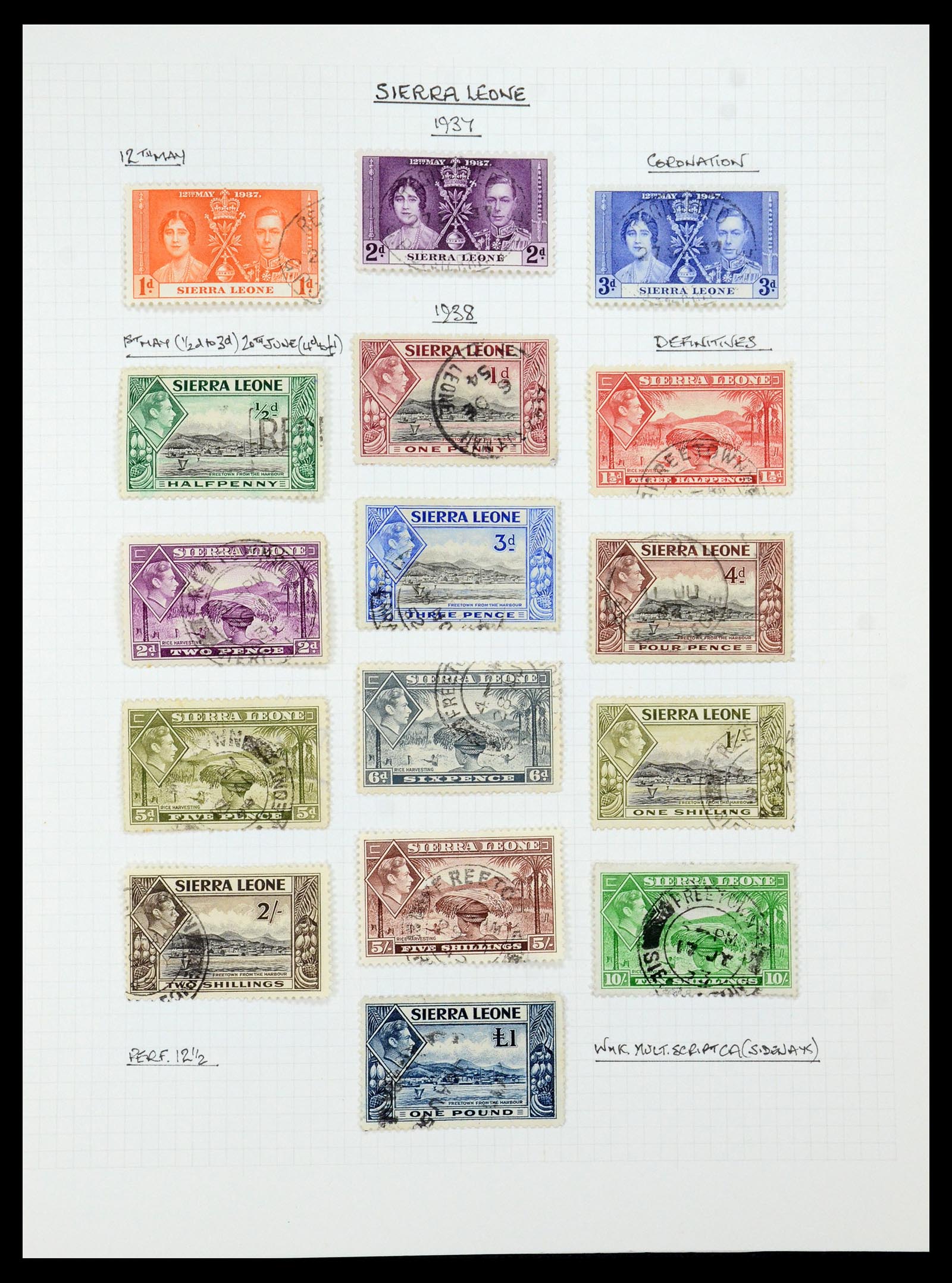 35480 116 - Postzegelverzameling 35480 Engelse koloniën George VI 1936-1953.