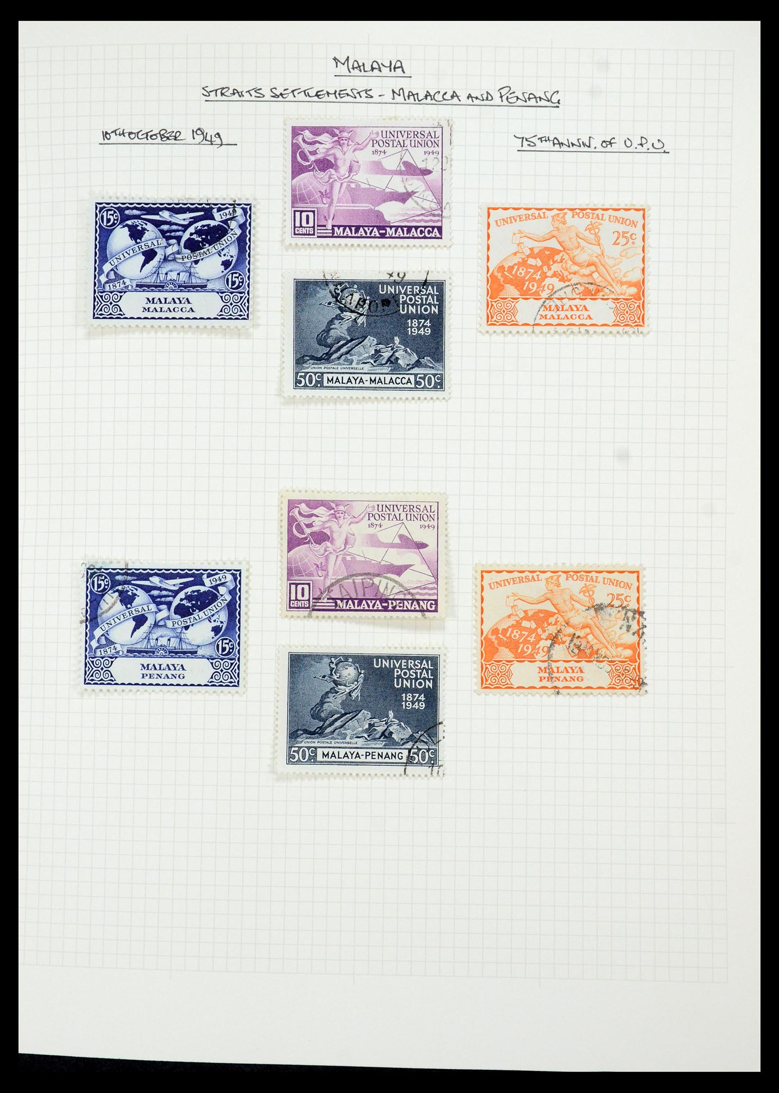 35480 121 - Postzegelverzameling 35480 Engelse koloniën George VI 1936-1953.