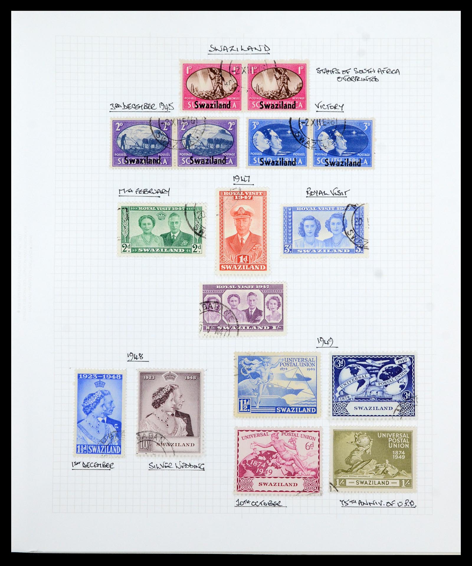 35480 131 - Postzegelverzameling 35480 Engelse koloniën George VI 1936-1953.