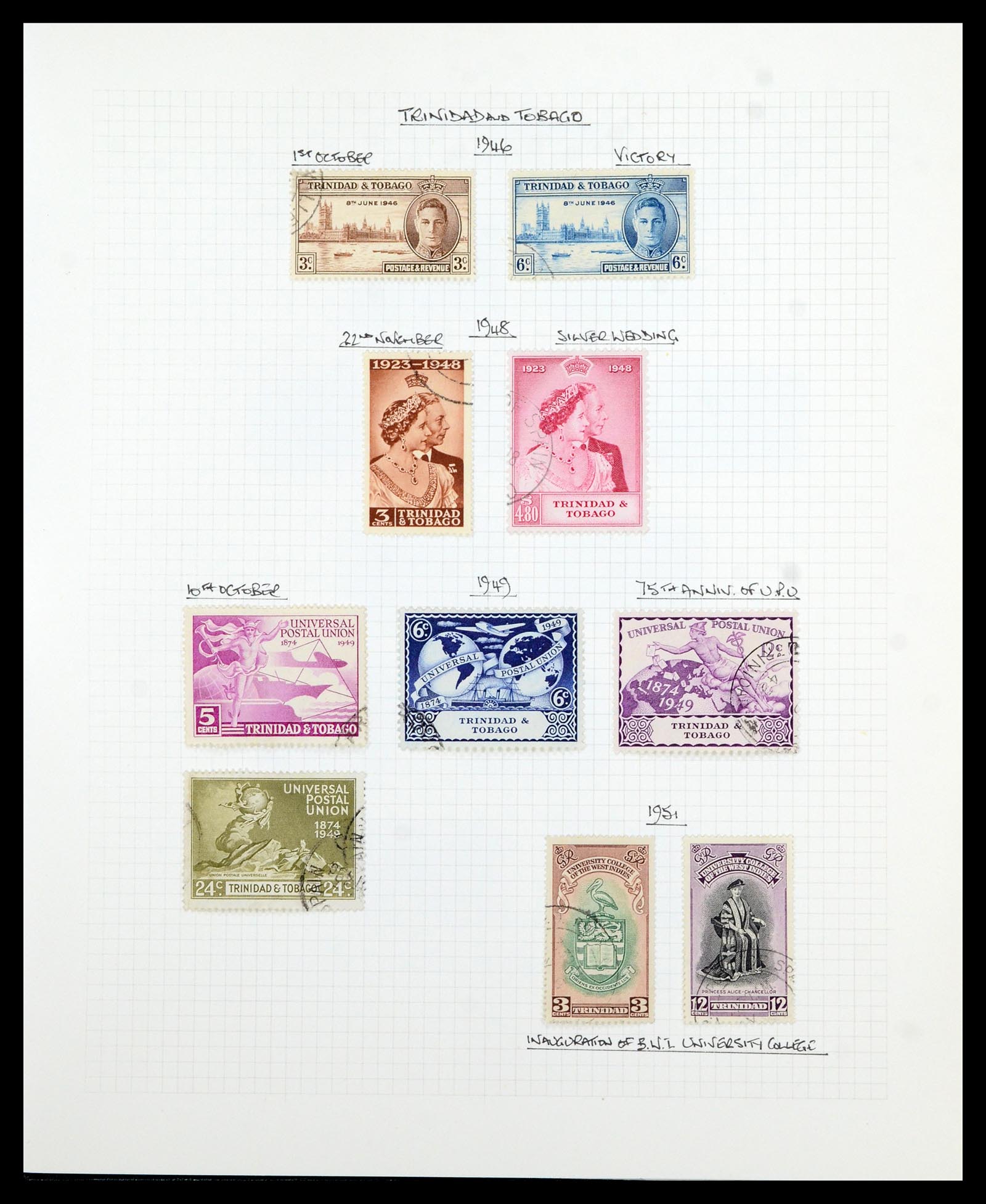 35480 133 - Postzegelverzameling 35480 Engelse koloniën George VI 1936-1953.