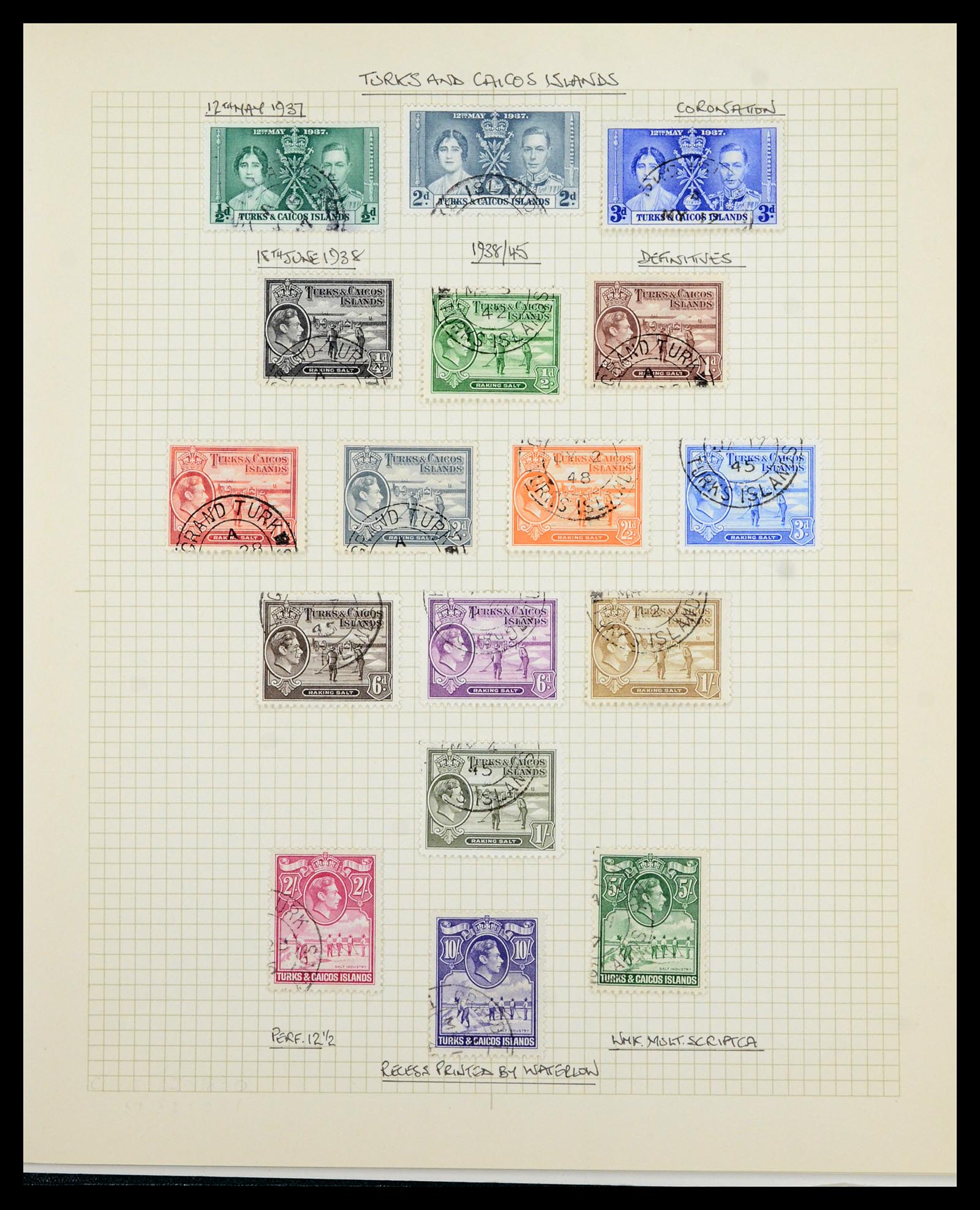 35480 135 - Postzegelverzameling 35480 Engelse koloniën George VI 1936-1953.