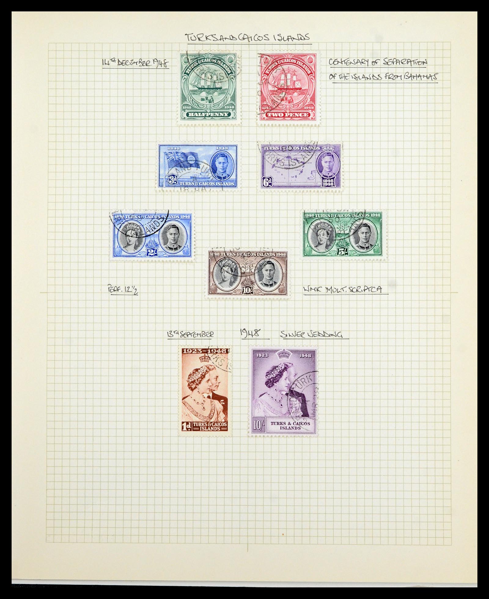 35480 136 - Postzegelverzameling 35480 Engelse koloniën George VI 1936-1953.