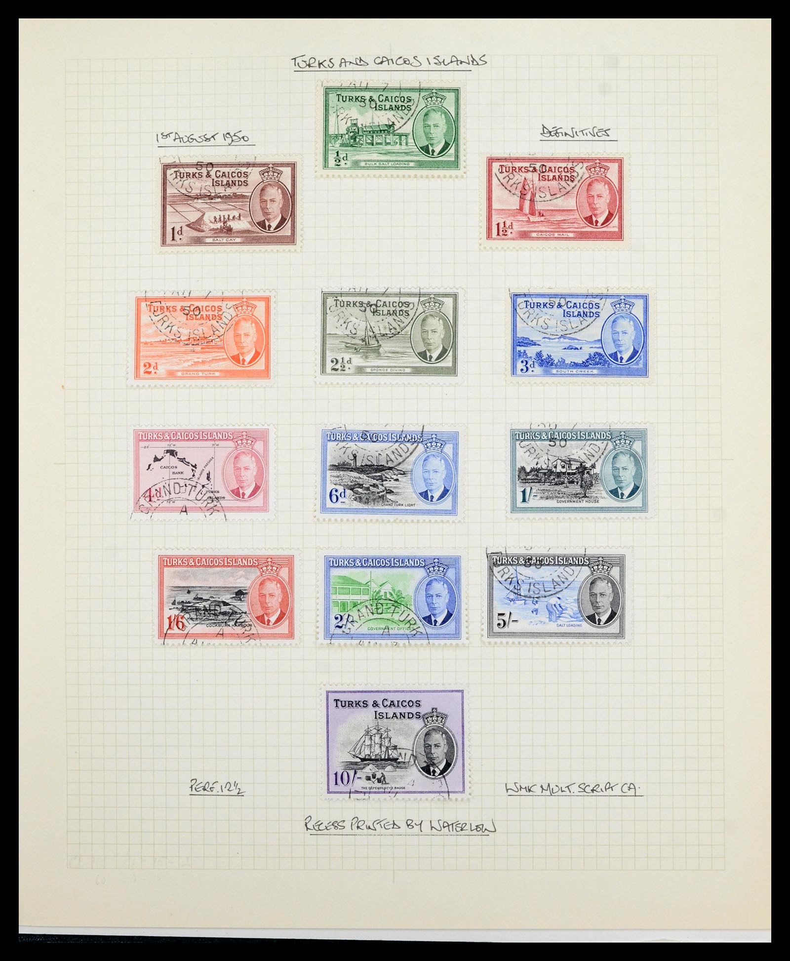 35480 138 - Postzegelverzameling 35480 Engelse koloniën George VI 1936-1953.