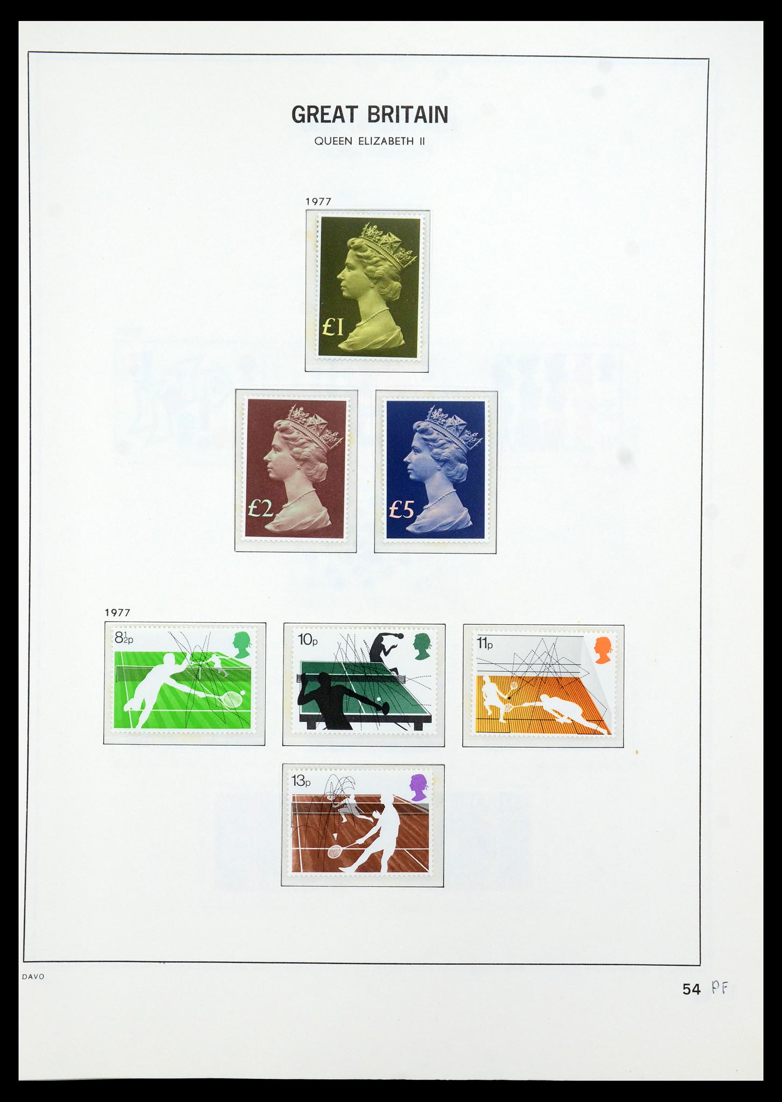 35481 063 - Postzegelverzameling 35481 Engeland 1840-1991.