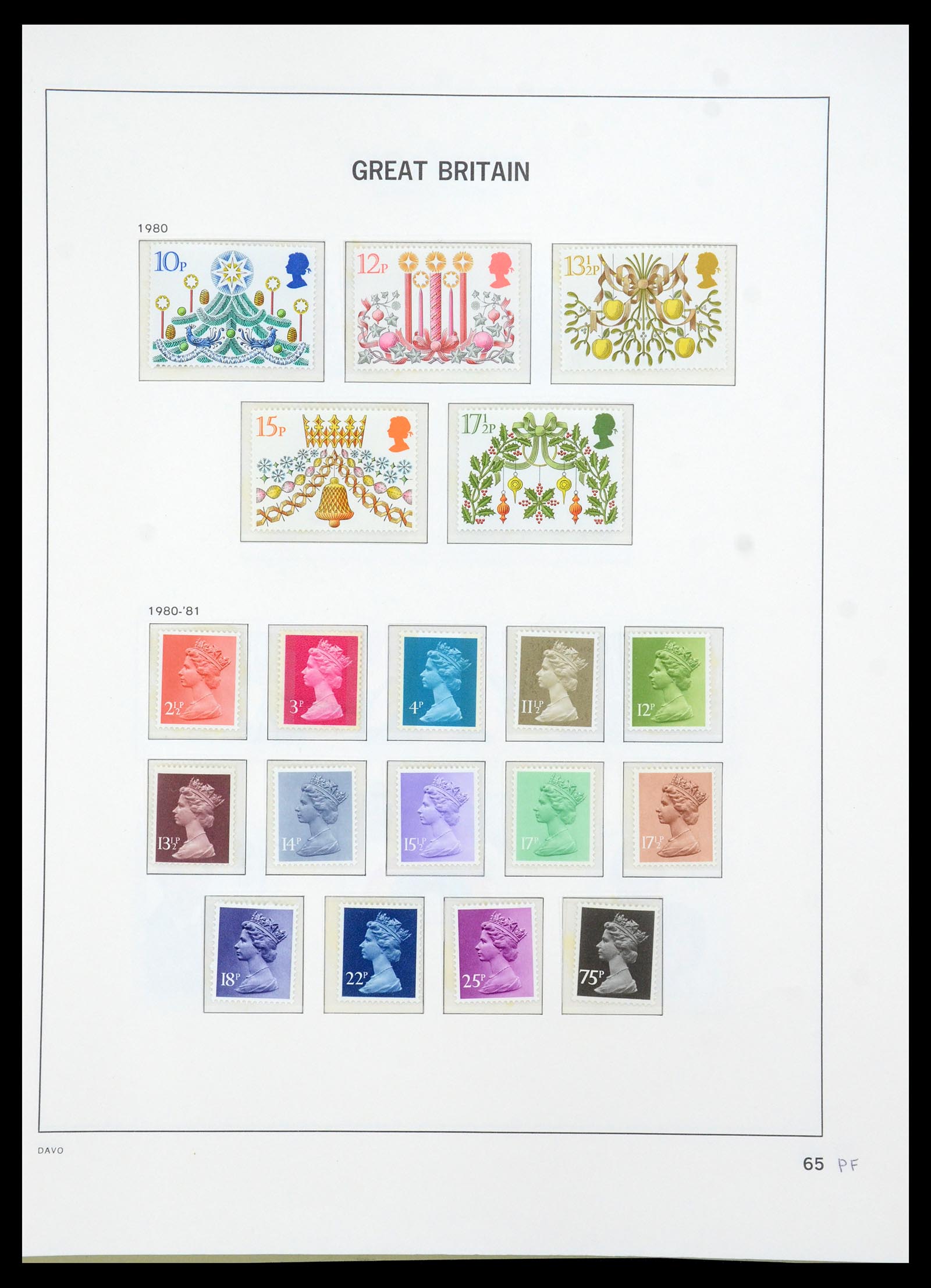 35481 074 - Postzegelverzameling 35481 Engeland 1840-1991.