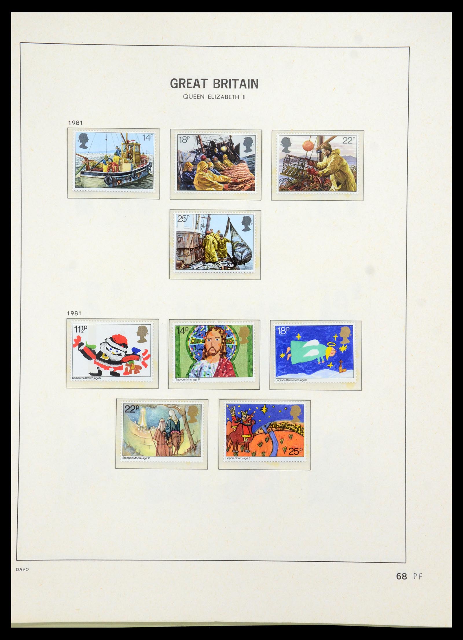 35481 077 - Postzegelverzameling 35481 Engeland 1840-1991.