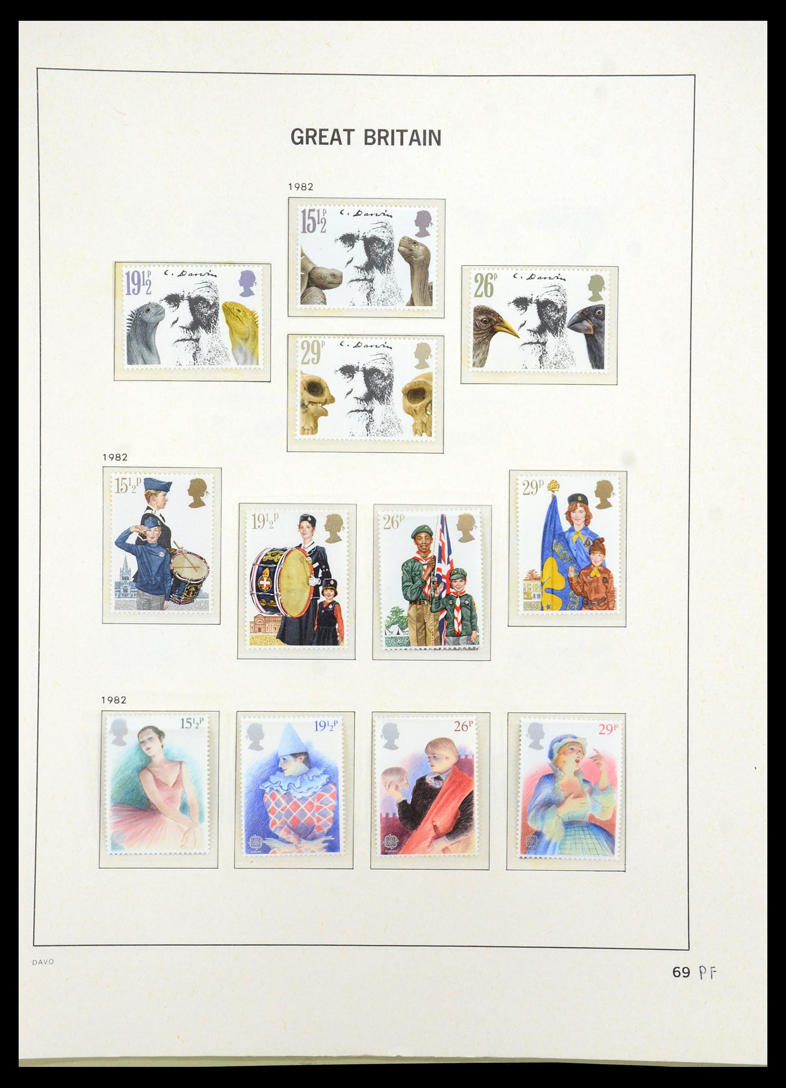 35481 078 - Postzegelverzameling 35481 Engeland 1840-1991.